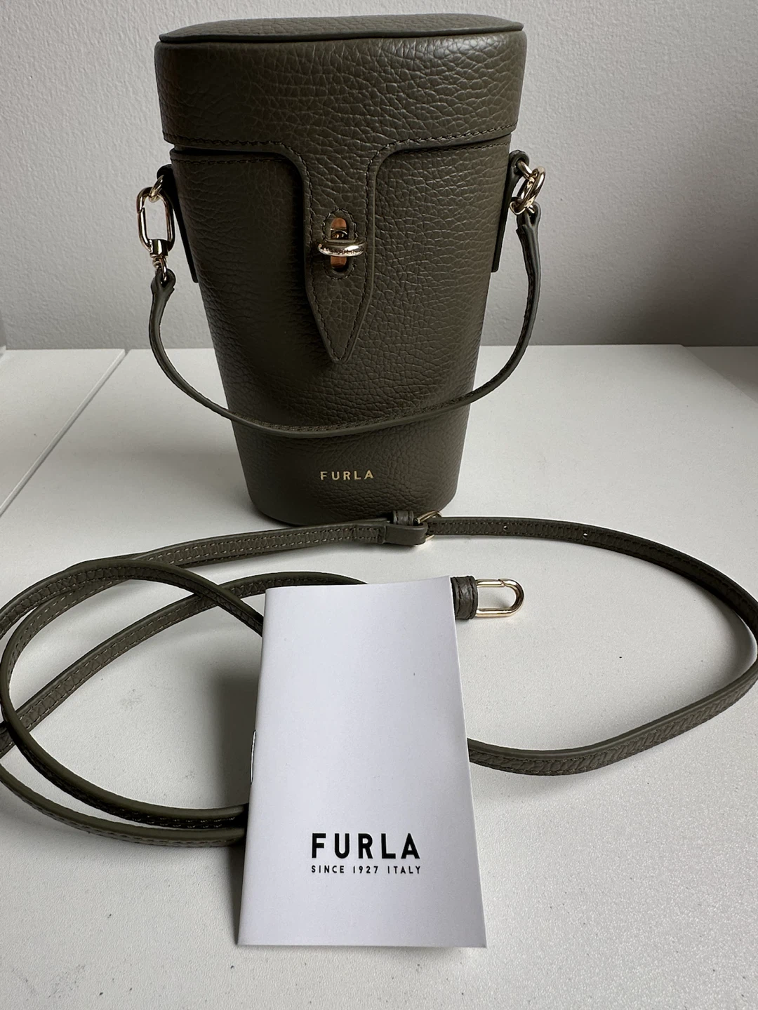 Furla Sage Leather Cylinder Crossbody Bag - photo 3