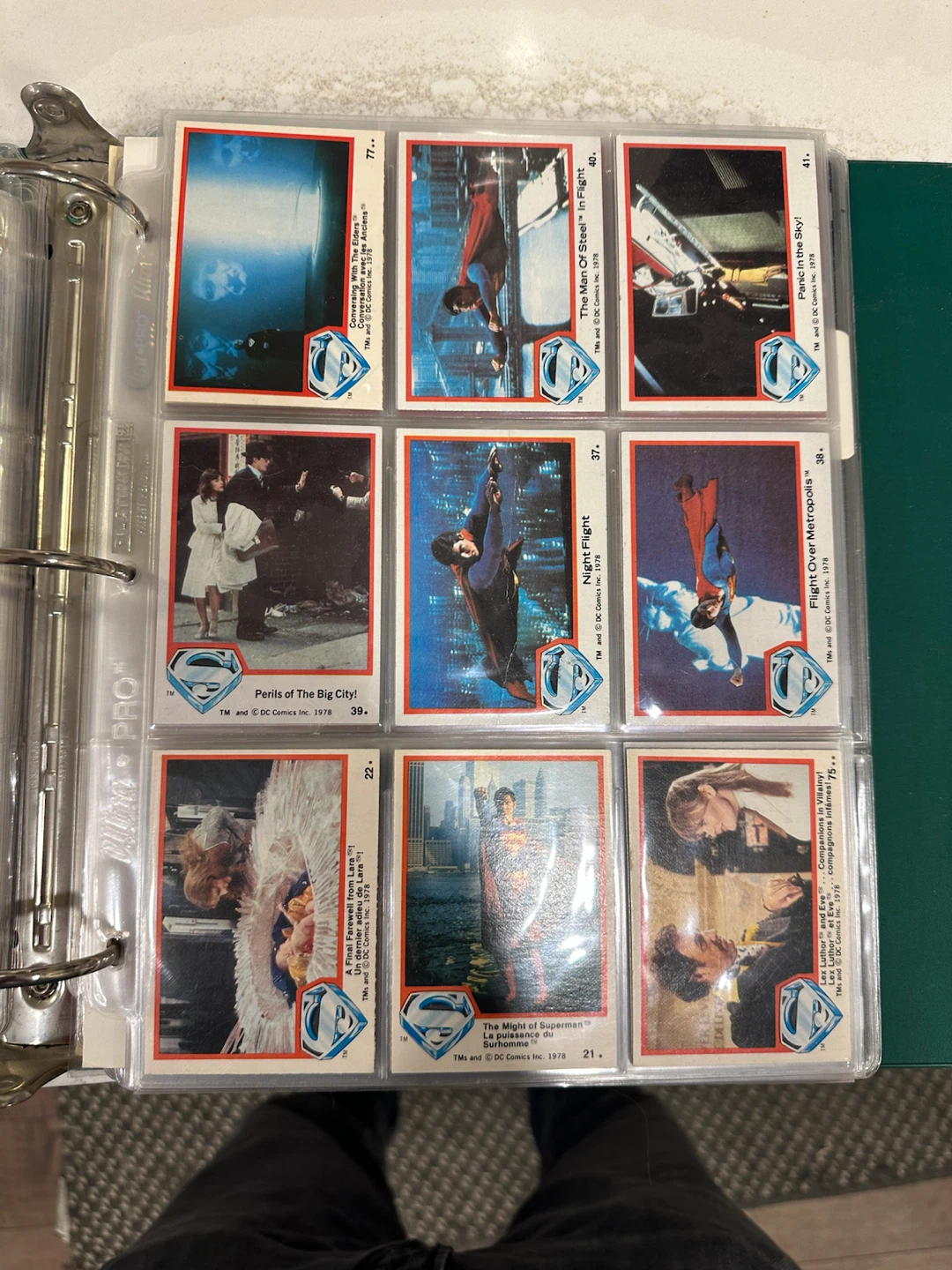 Vintage 1978 Superman Movie Cards (Please read Description) - photo 3