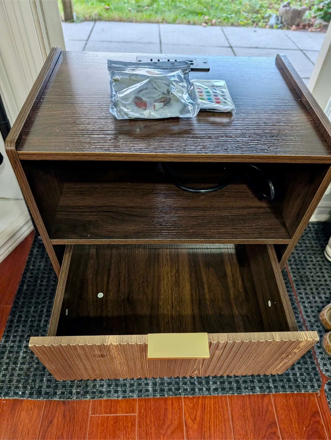 LED Mid-Century Modern Bedside Table - photo 5
