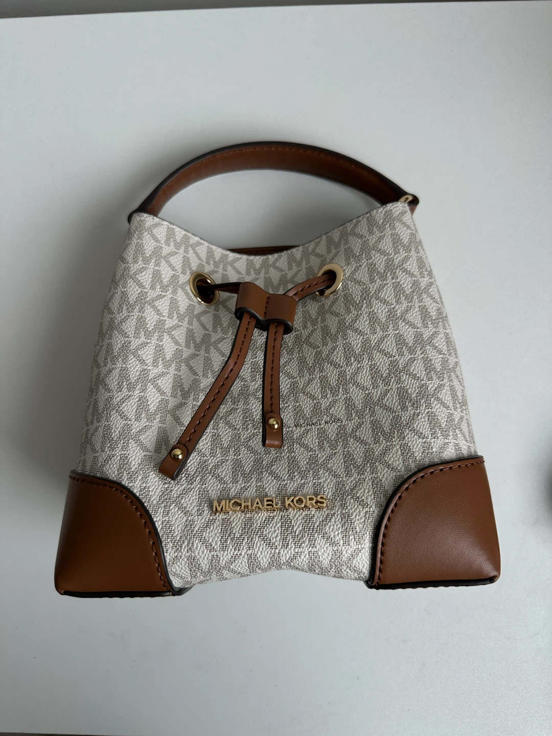 Michael Kors Mercer Small Logo Bucket Bag