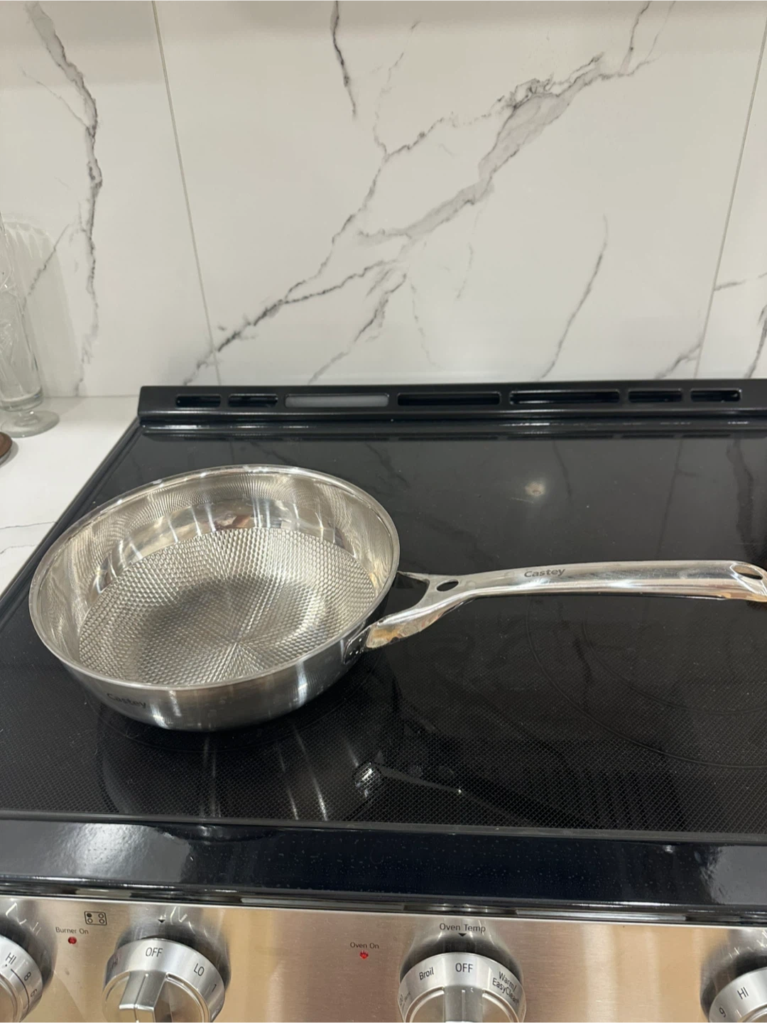 Castey Stainless Steel Frying Pan