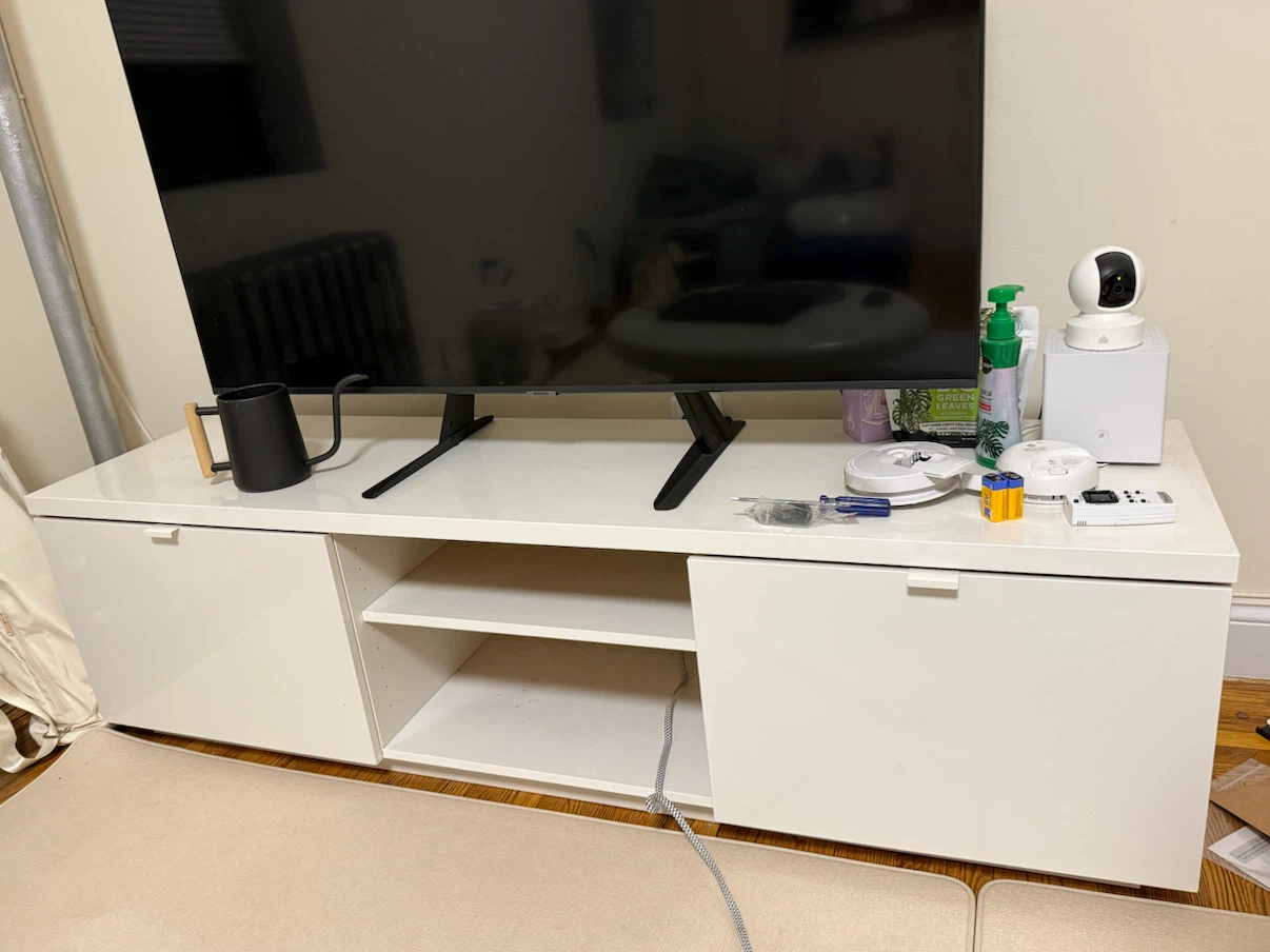 IKEA White TV Stand - photo 5