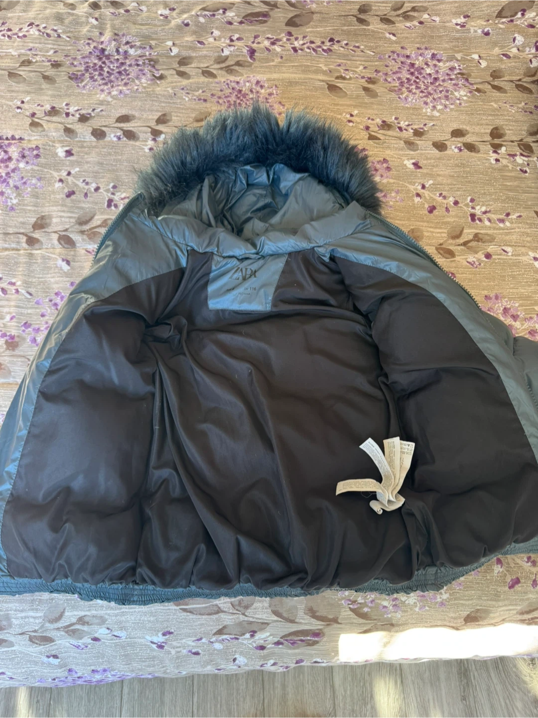 Zara Kids Hooded Puffer Jacket - photo 3
