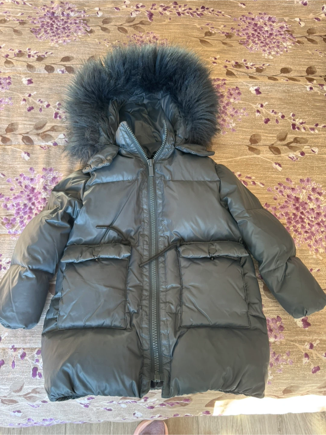 Zara Kids Hooded Puffer Jacket