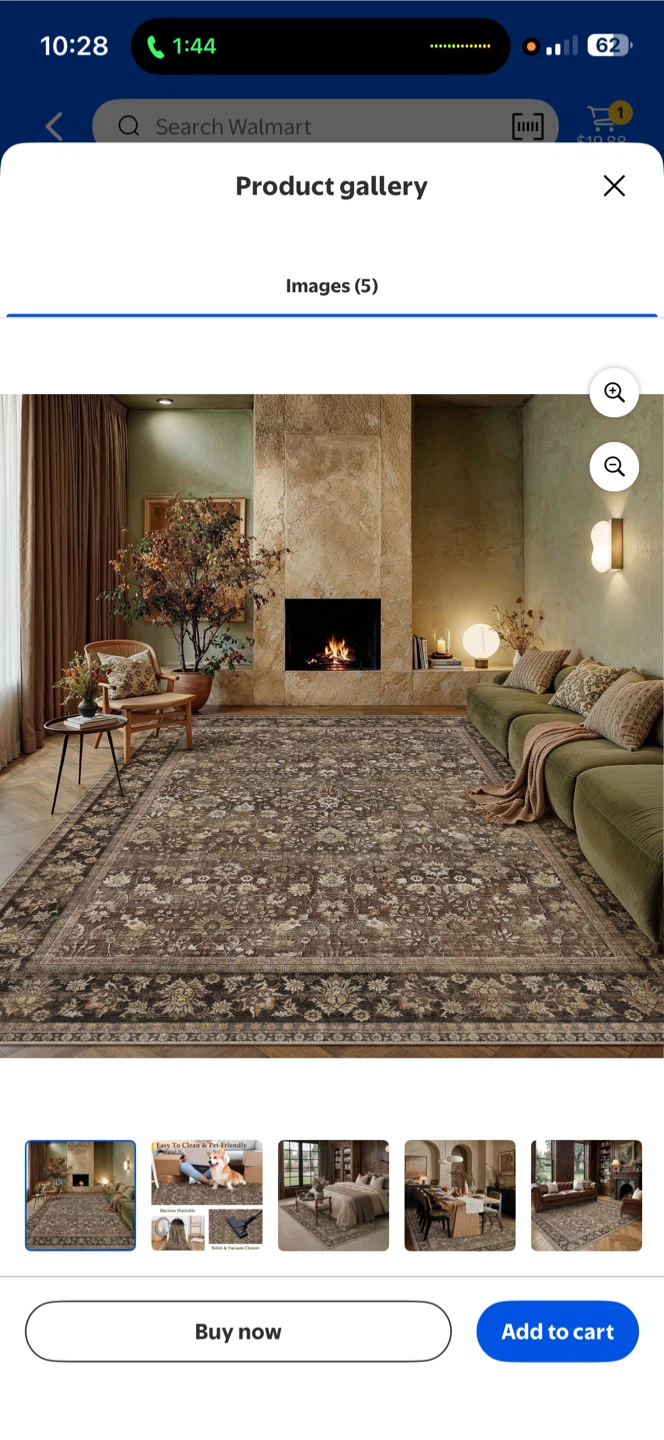 Berthmeer Area Rugs for Living Room  9’ x 12’  - new - photo 3
