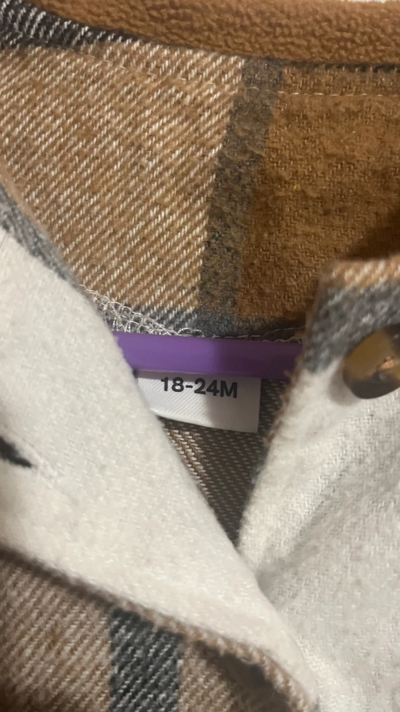 Toddler Plaid Wool-Blend Coat - photo 3