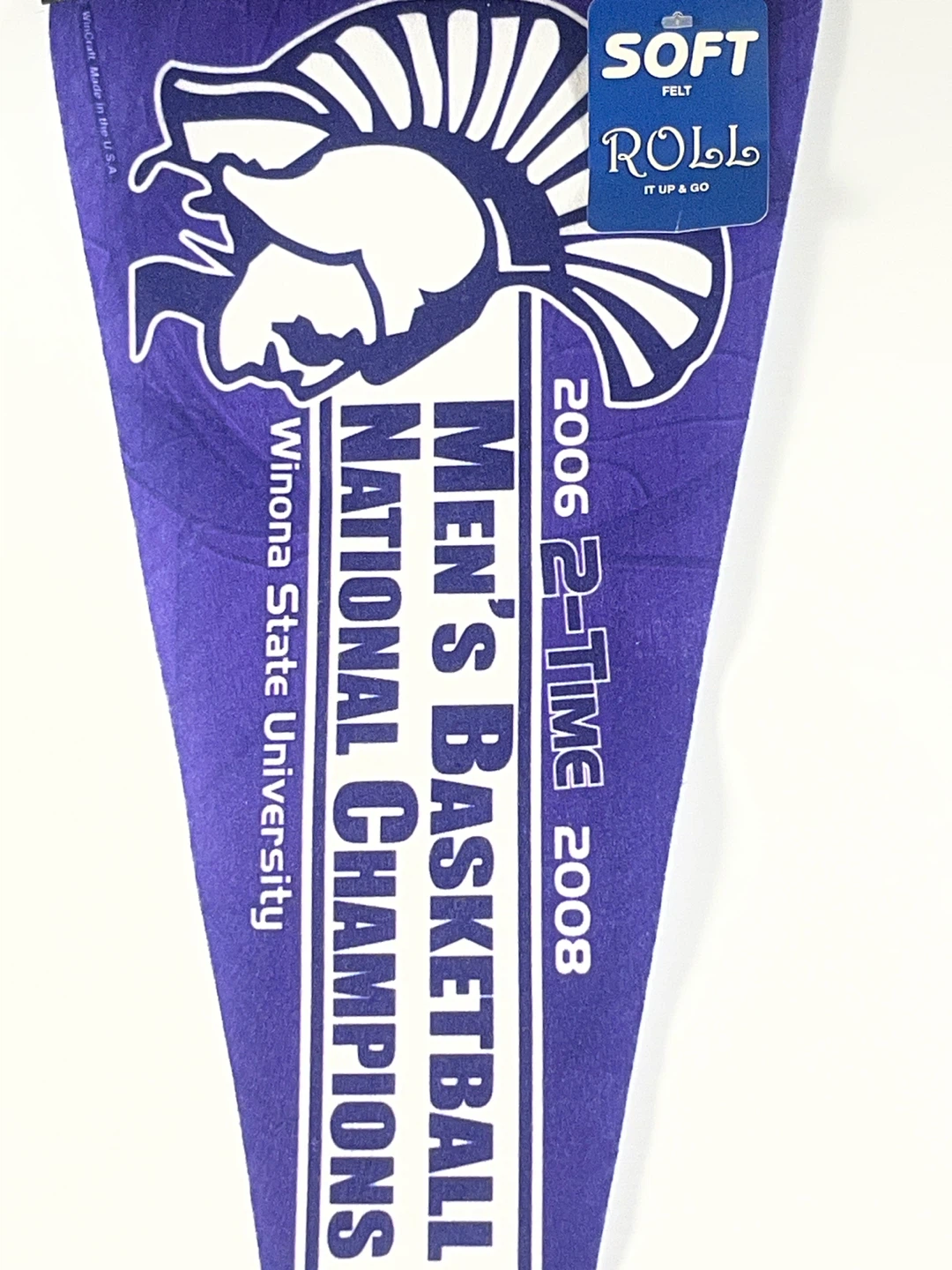 Winona State University Basketball Pennant - photo 3