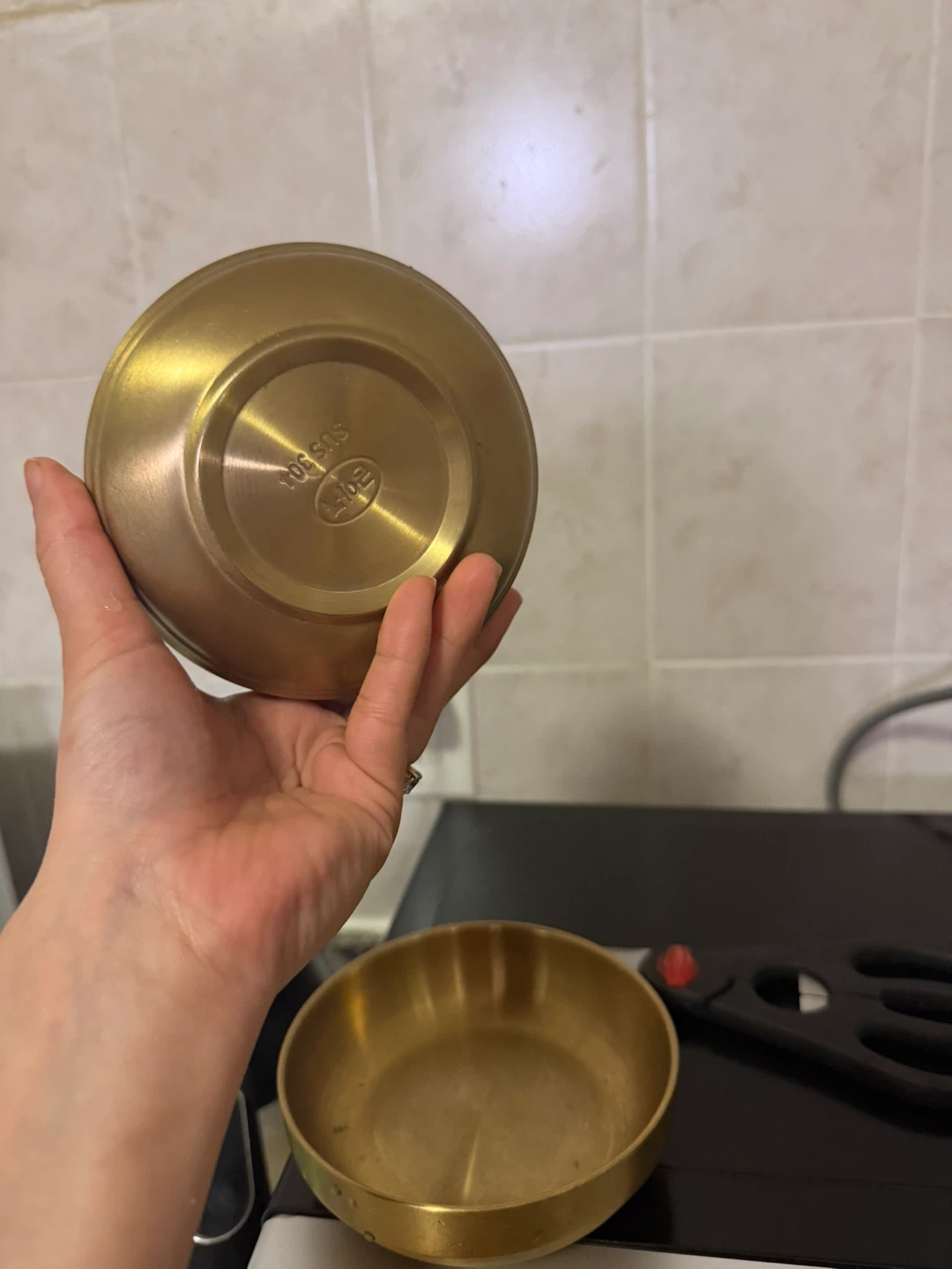 Set of 2 SUS304 Stainless Steel Bowls - photo 3