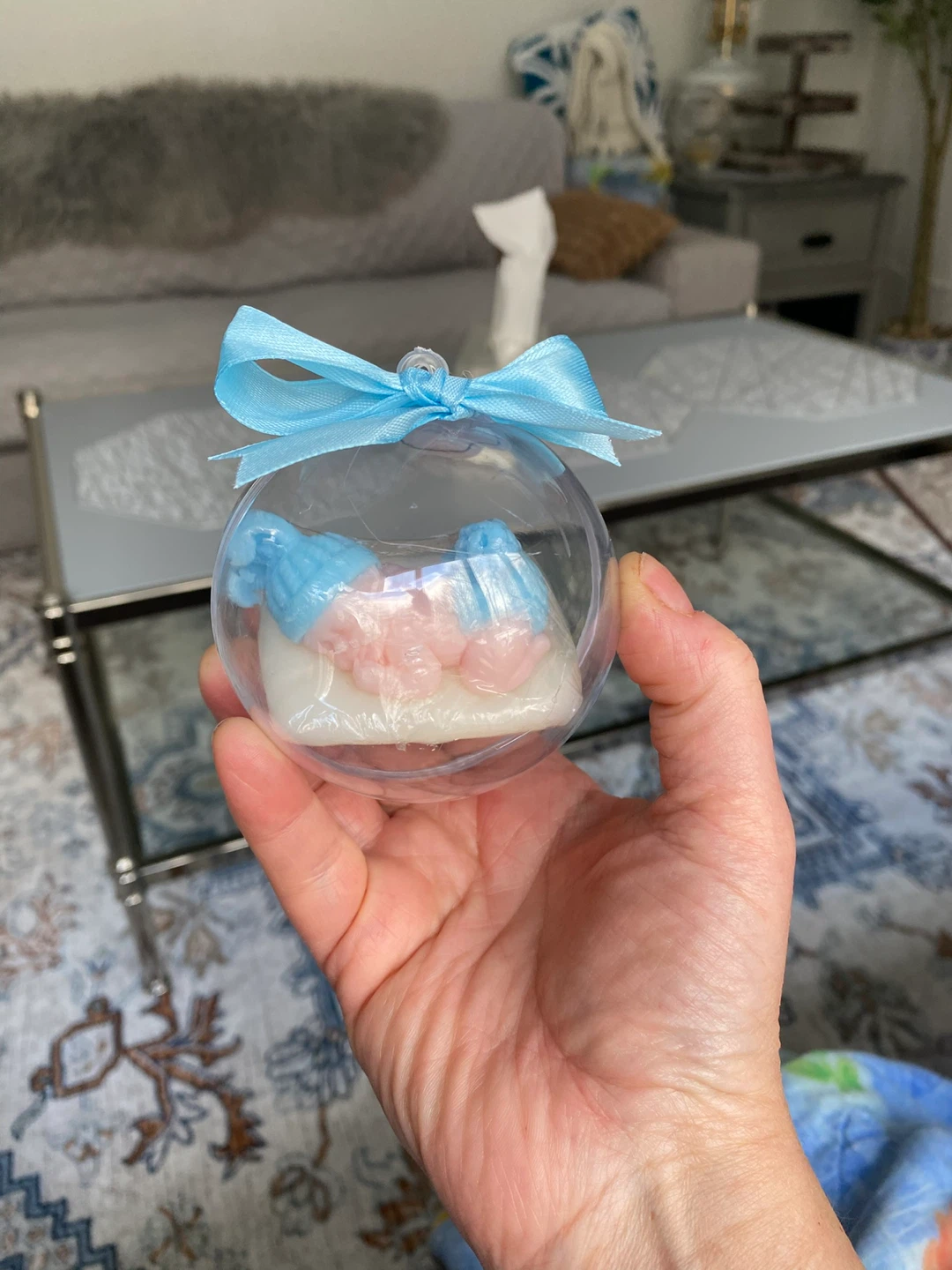 Baby Shower Thank You Keepsake Ornament - photo 2