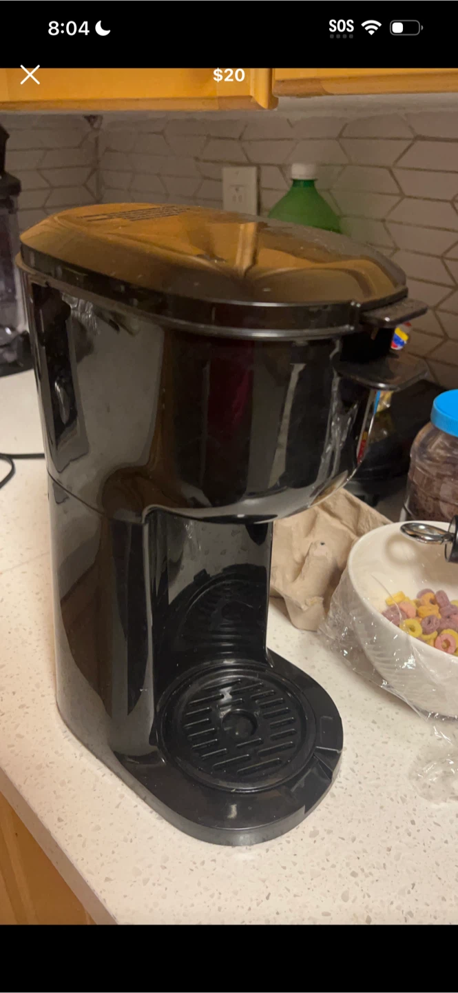 Black Hamilton Beach Single Serve Coffee Maker
