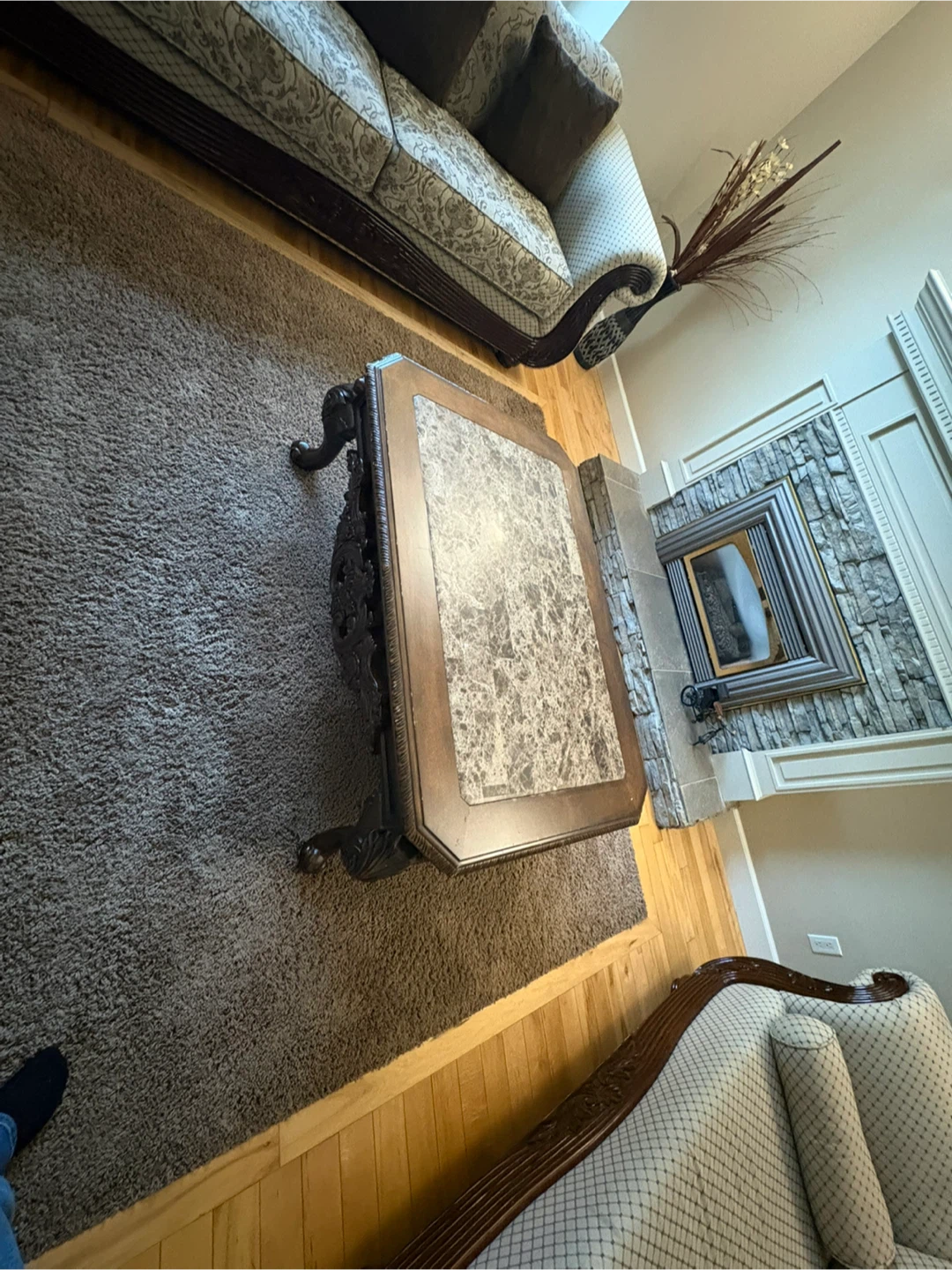 Sofa set with table - photo 4