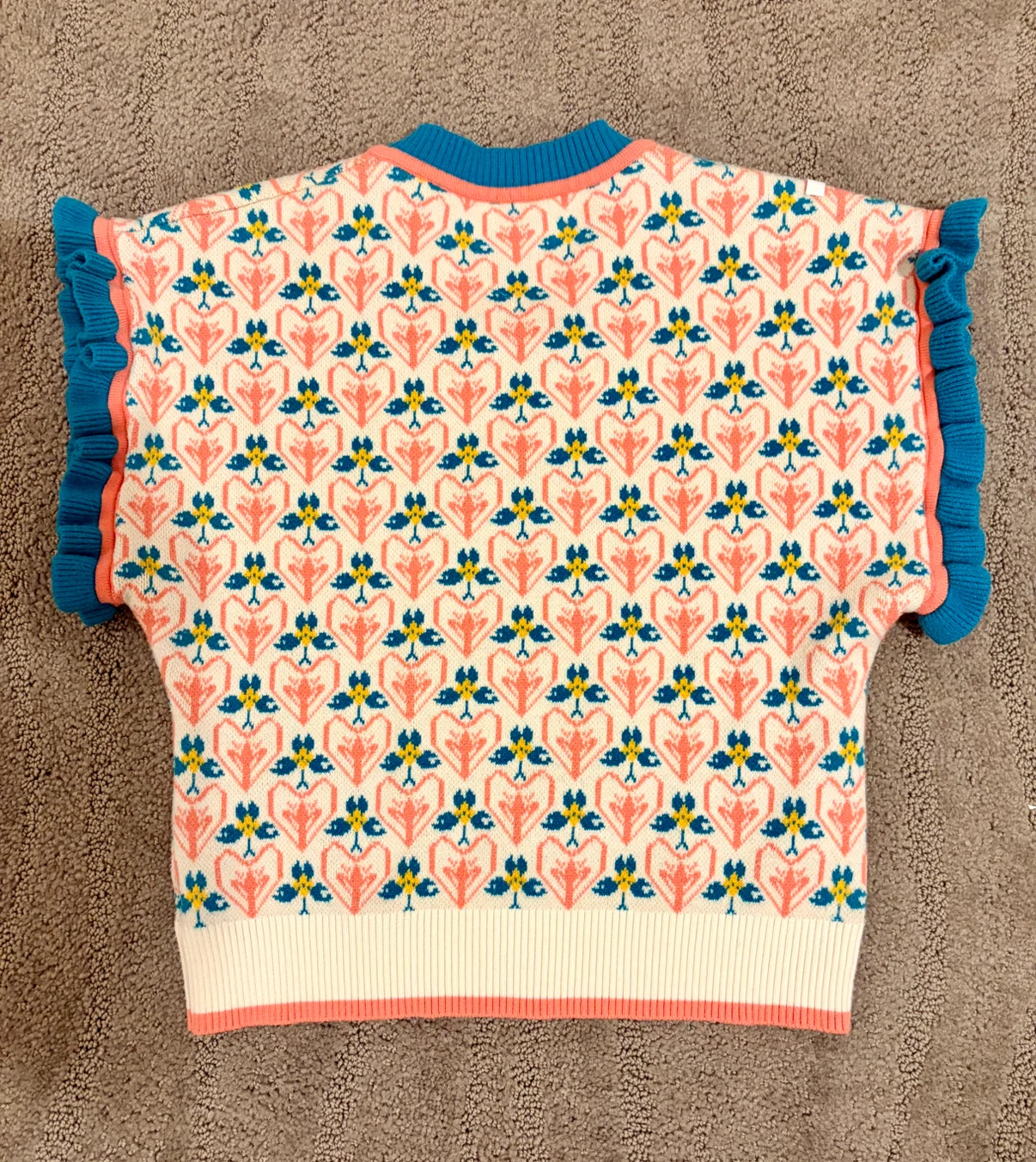 Graphic Rabbit Knit Sweater Vest - photo 2