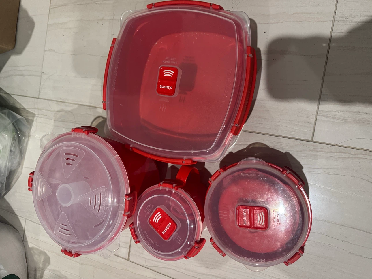 Set of 4 Sistema Microwave Containers - photo 2