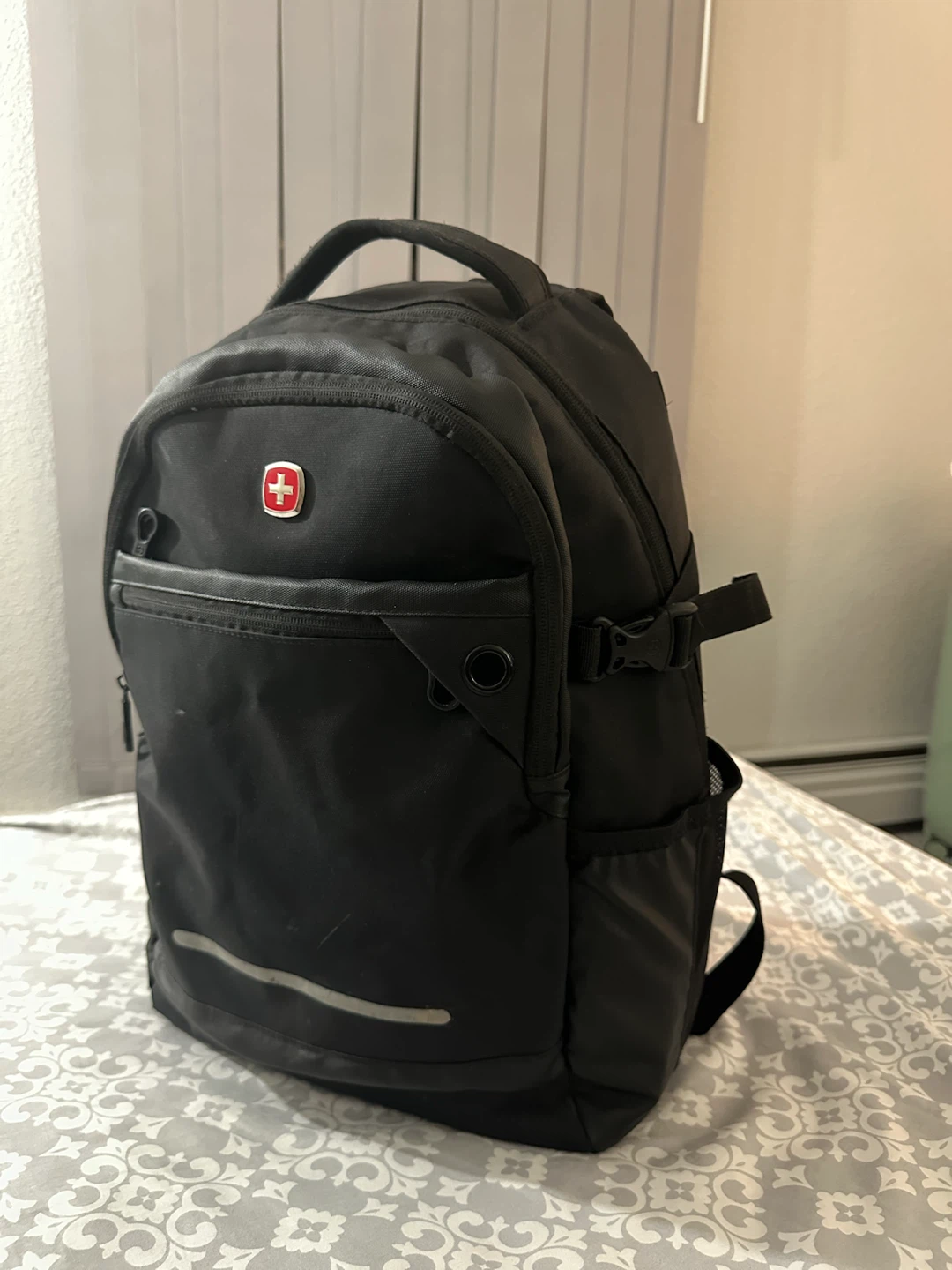 SwissGear Black Backpack with USB Port