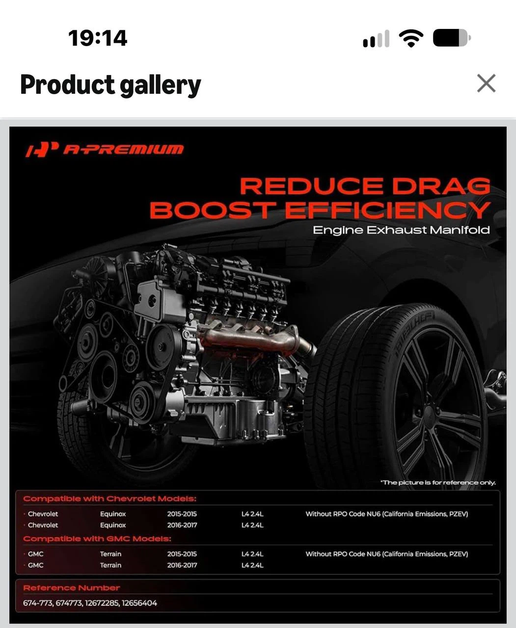 H1032 A-Premium Exhaust Manifold Kit – Chevrolet Equinox / GMC T - photo 2