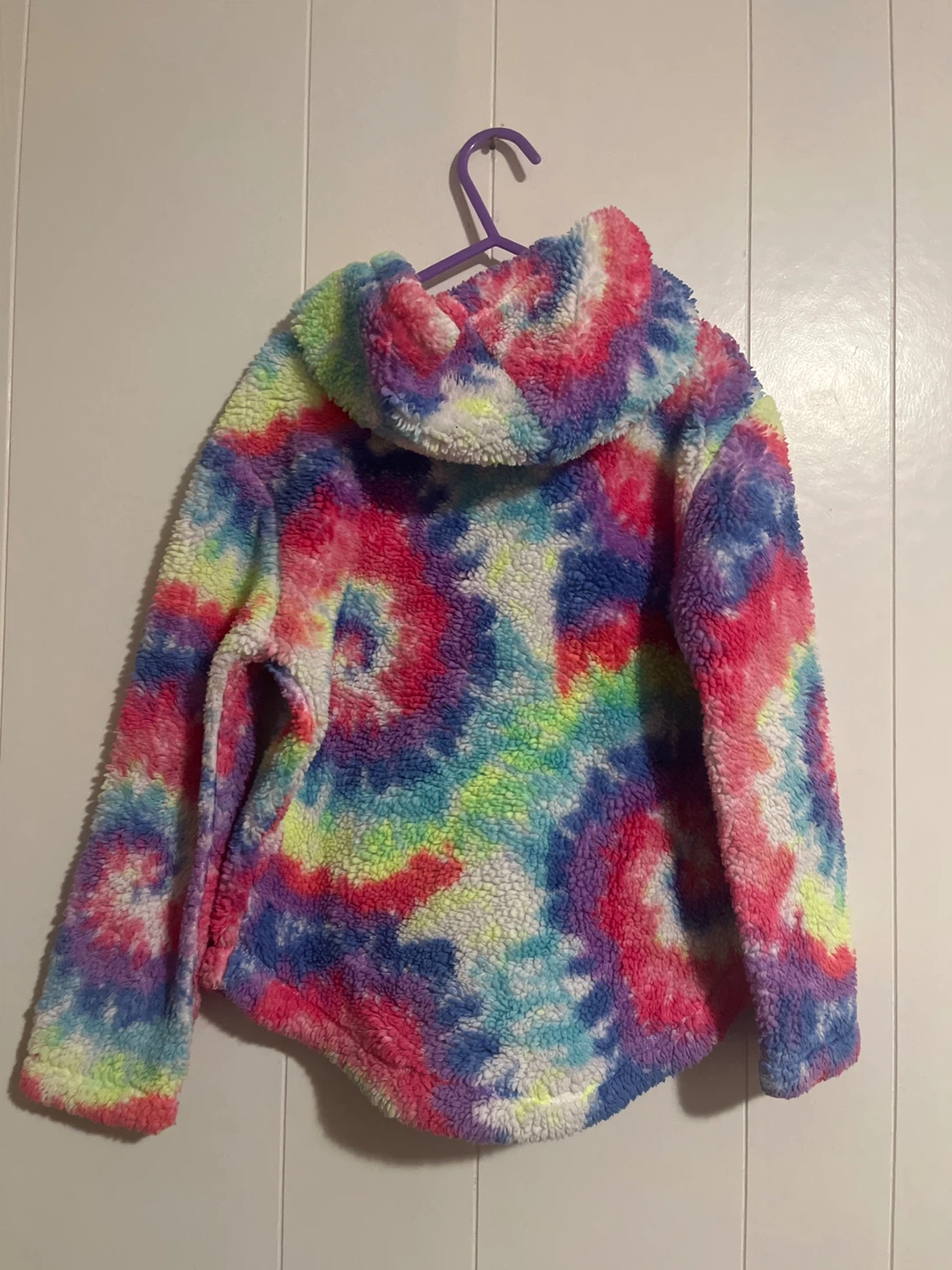 Children's The Children's Place Tie-Dye Sherpa Hoodie - photo 2