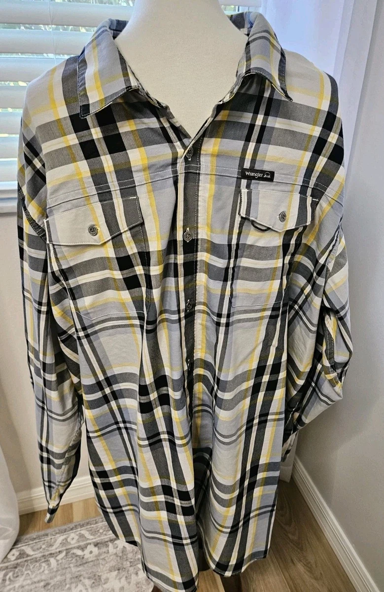 Wrangler Regular Fit Plaid Shirt never worn