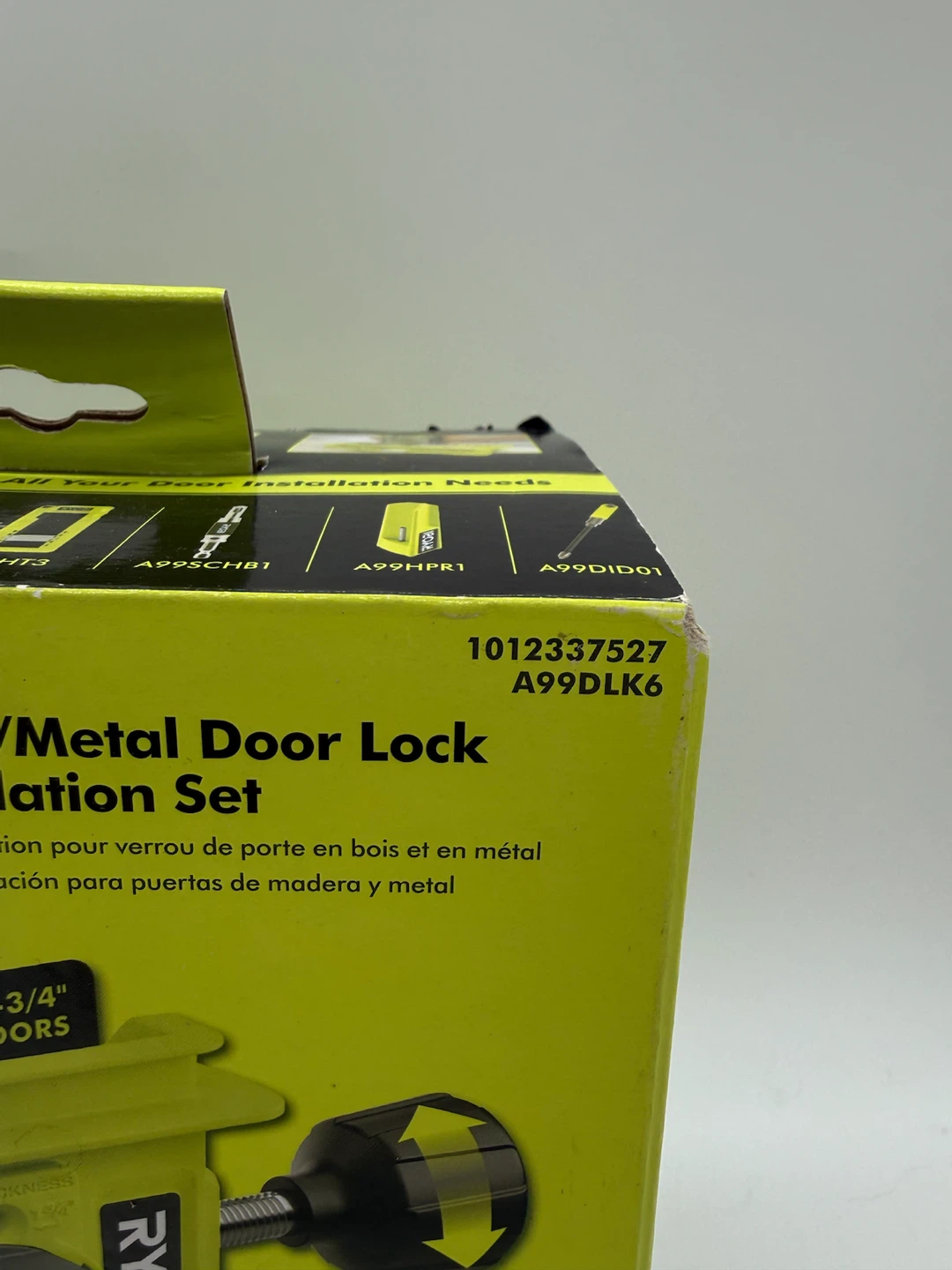 RYOBI Wood/Metal Door Lock Installation Kit A99DLK6 - photo 4