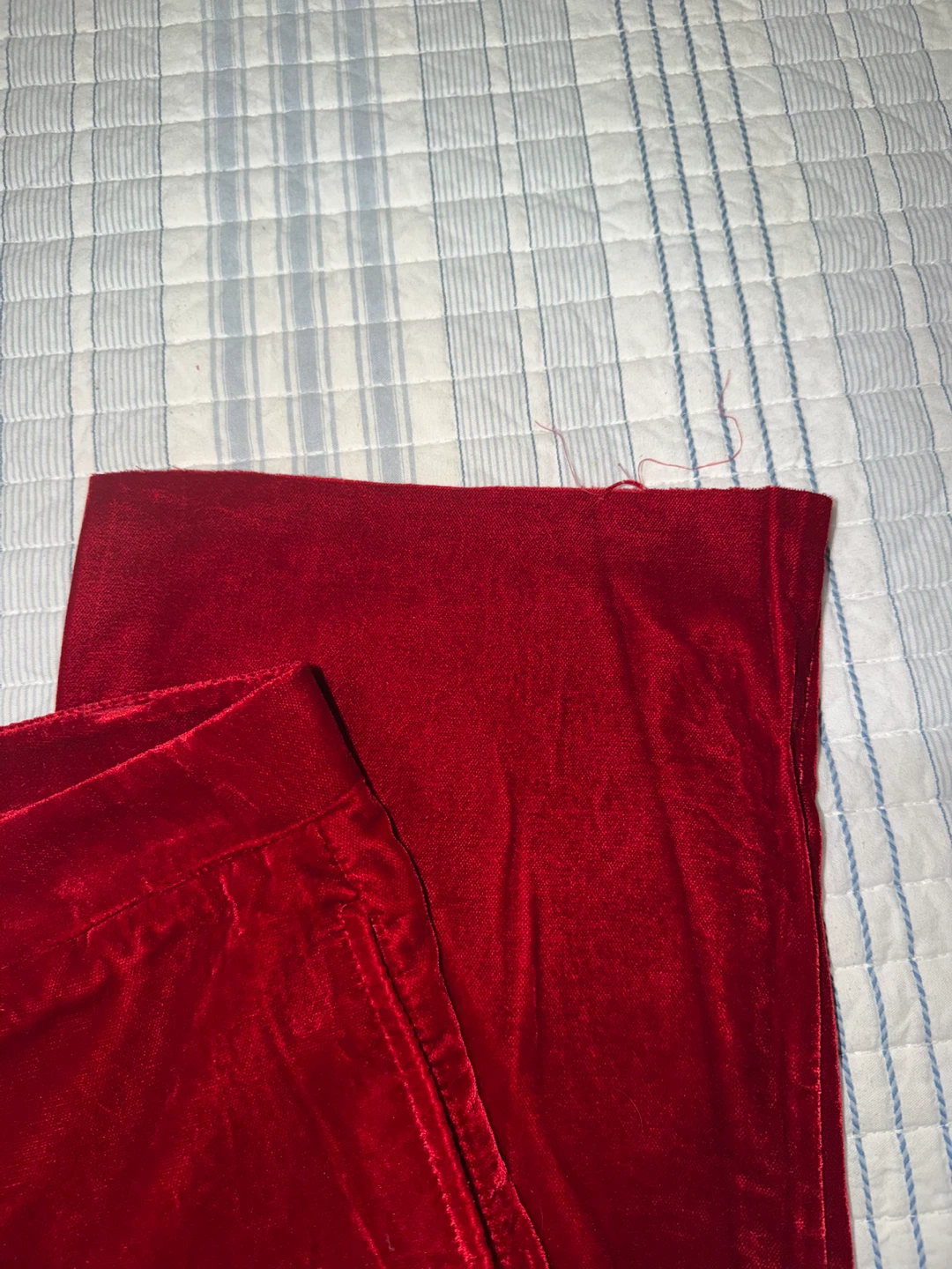 Steve Madden Red Velvet Blazer and Pant Set - photo 4