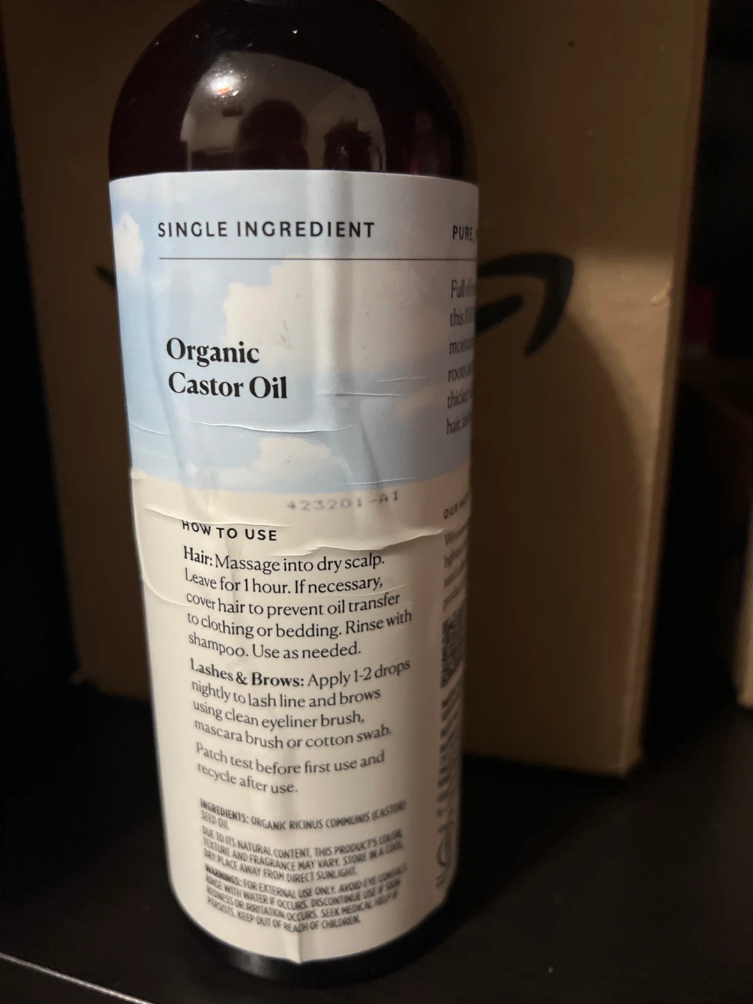 Sky Organics Organic Castor Oil 473 ml - photo 2