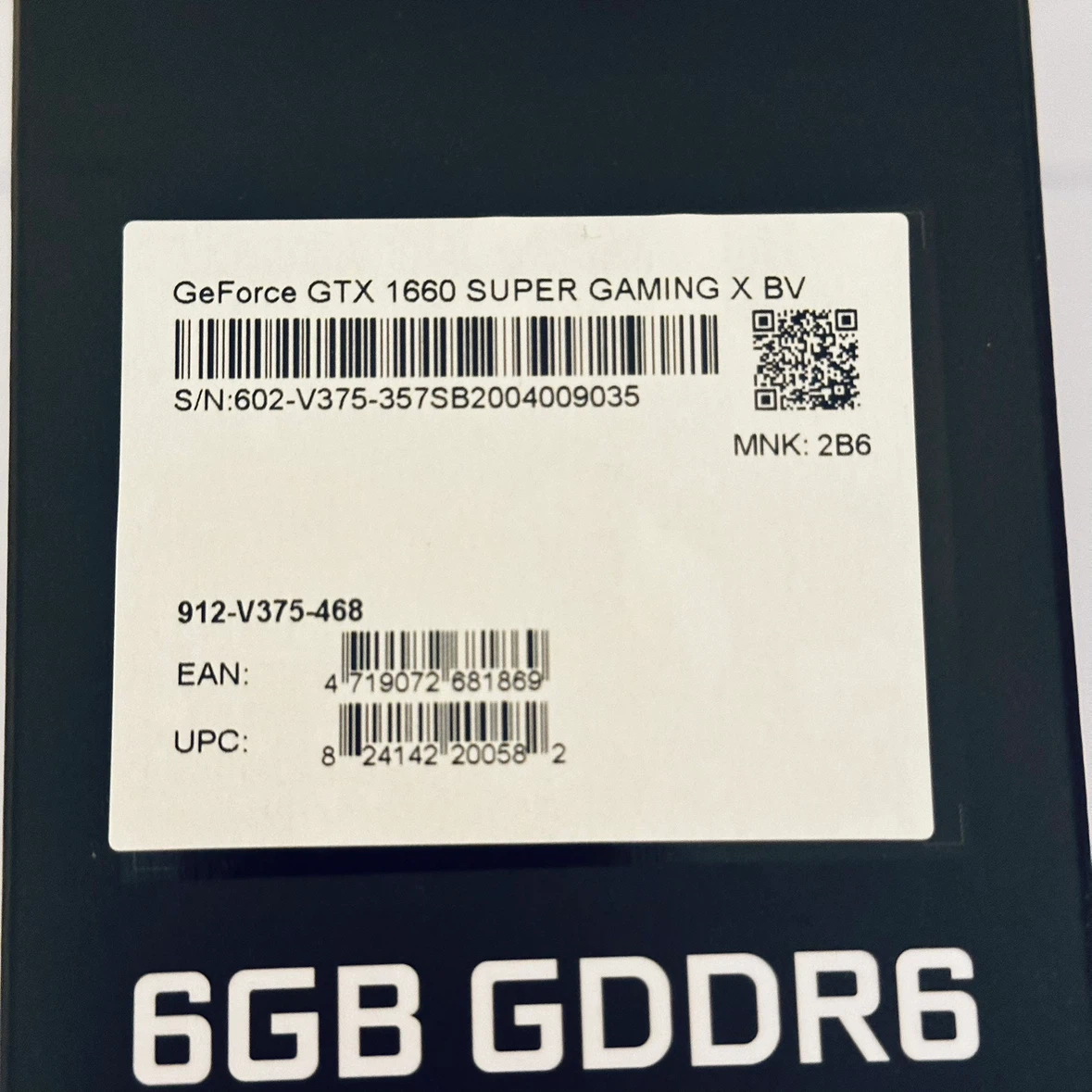 MSI GEFORCE GTX 1660 SUPER GAMING X GRAPHICS CARD - photo 2