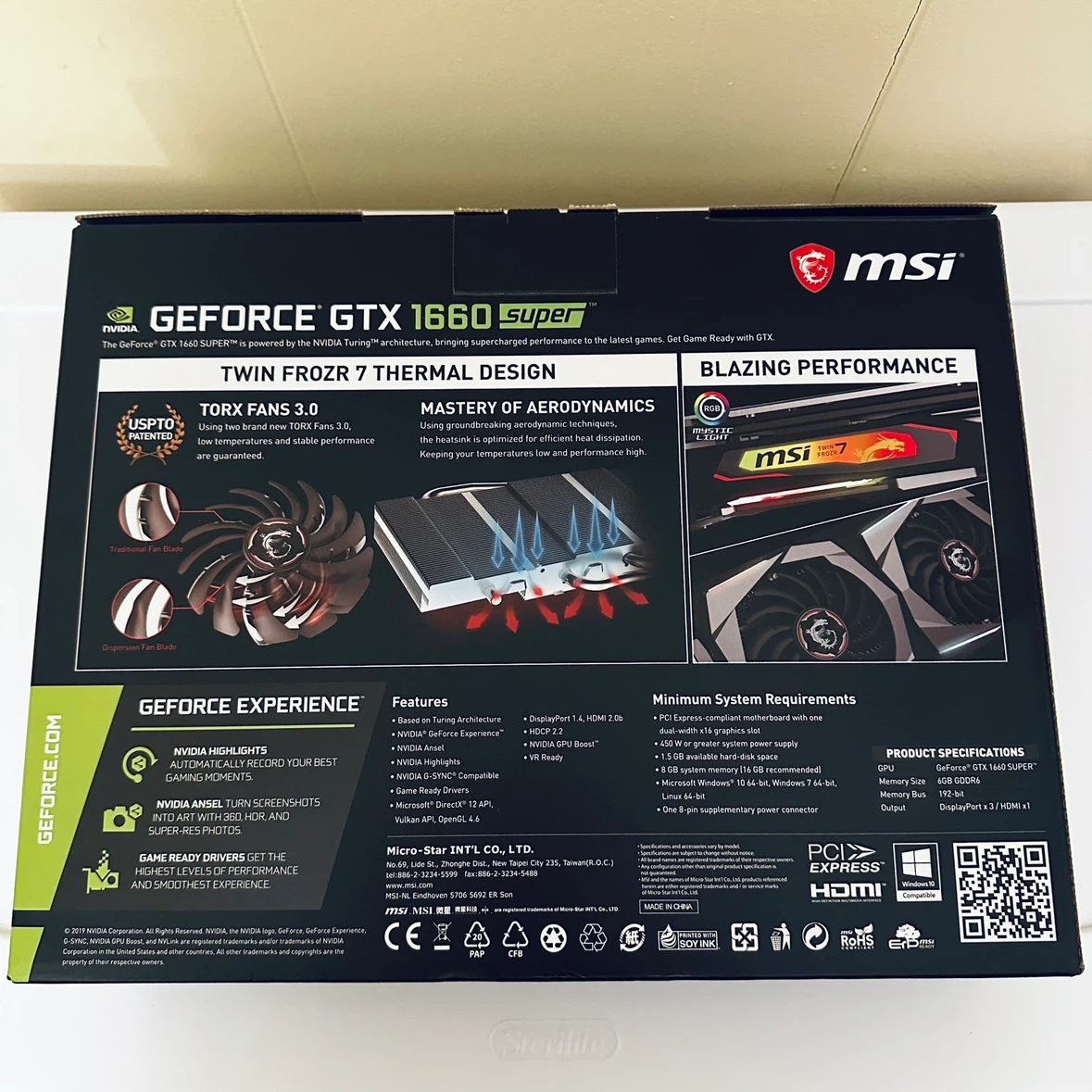 MSI GEFORCE GTX 1660 SUPER GAMING X GRAPHICS CARD - photo 3