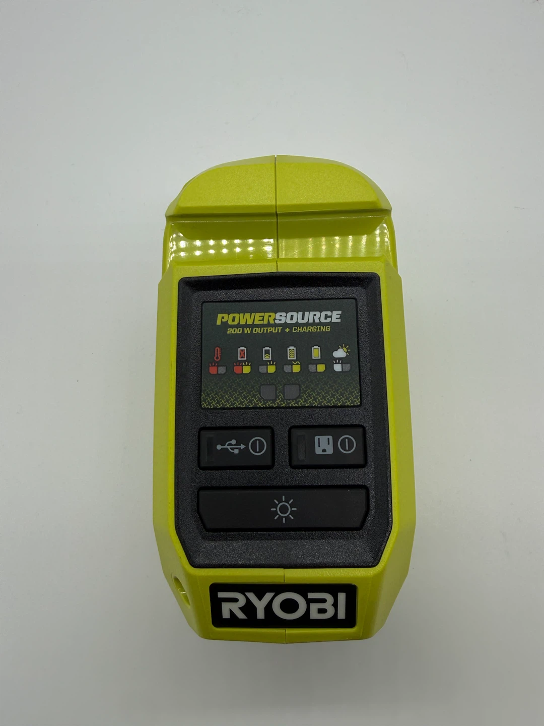 RYOBI 18V ONE+ 200-Watt Portable Battery Inverter Power Source - photo 3