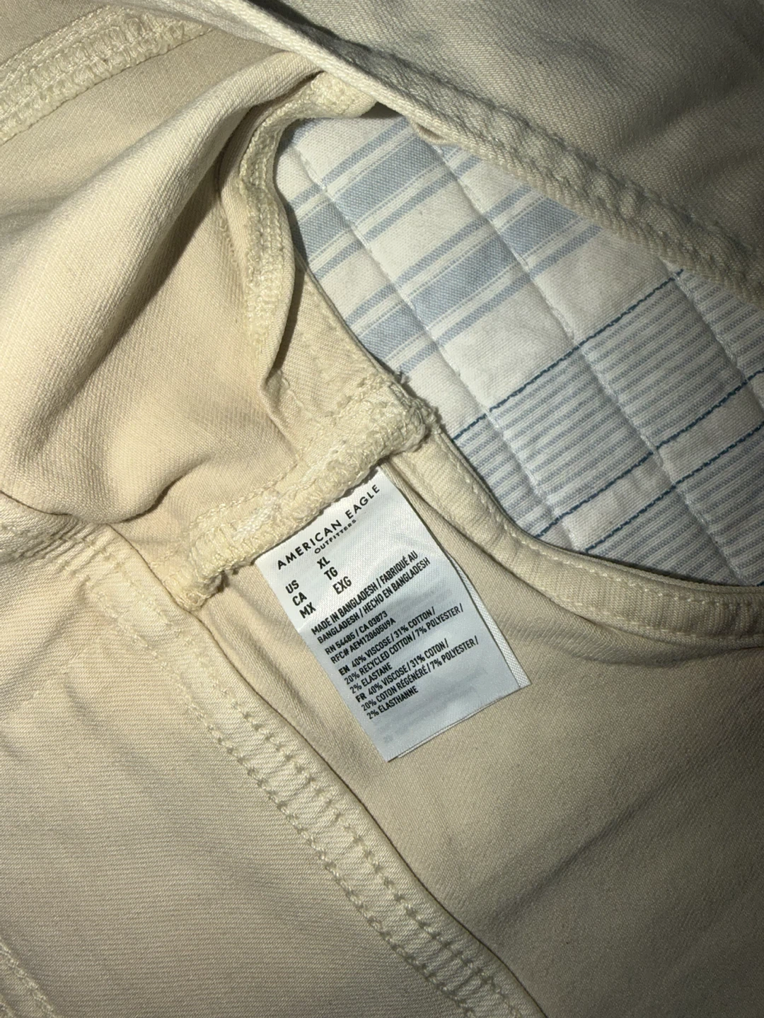 American Eagle Cream Button Front Vest - photo 3