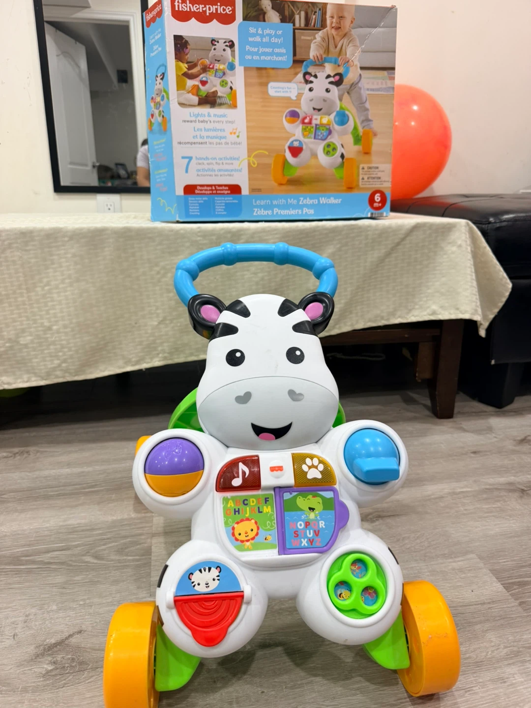 Fisher-Price Learn with Me Zebra Walker