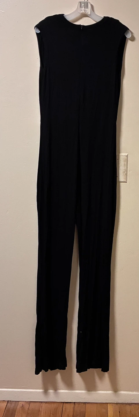 Black Sleeveless Jumpsuit