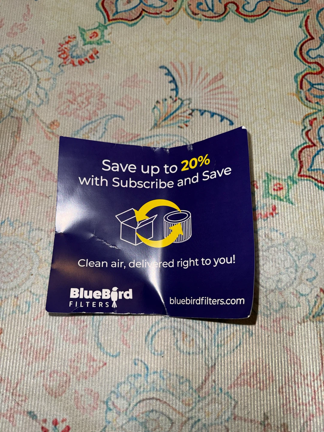 BlueBird Filters HEPA Air Purifier Replacement Filter NO 20500 - photo 4
