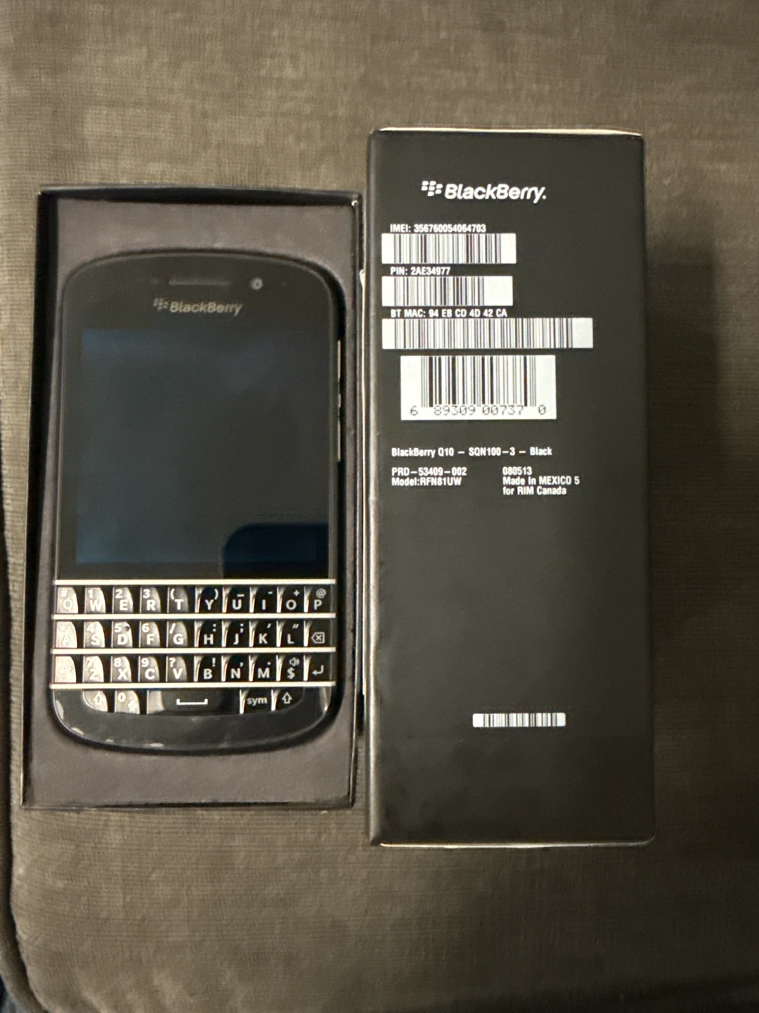 BlackBerry Q10 Smartphone in Black - photo 3