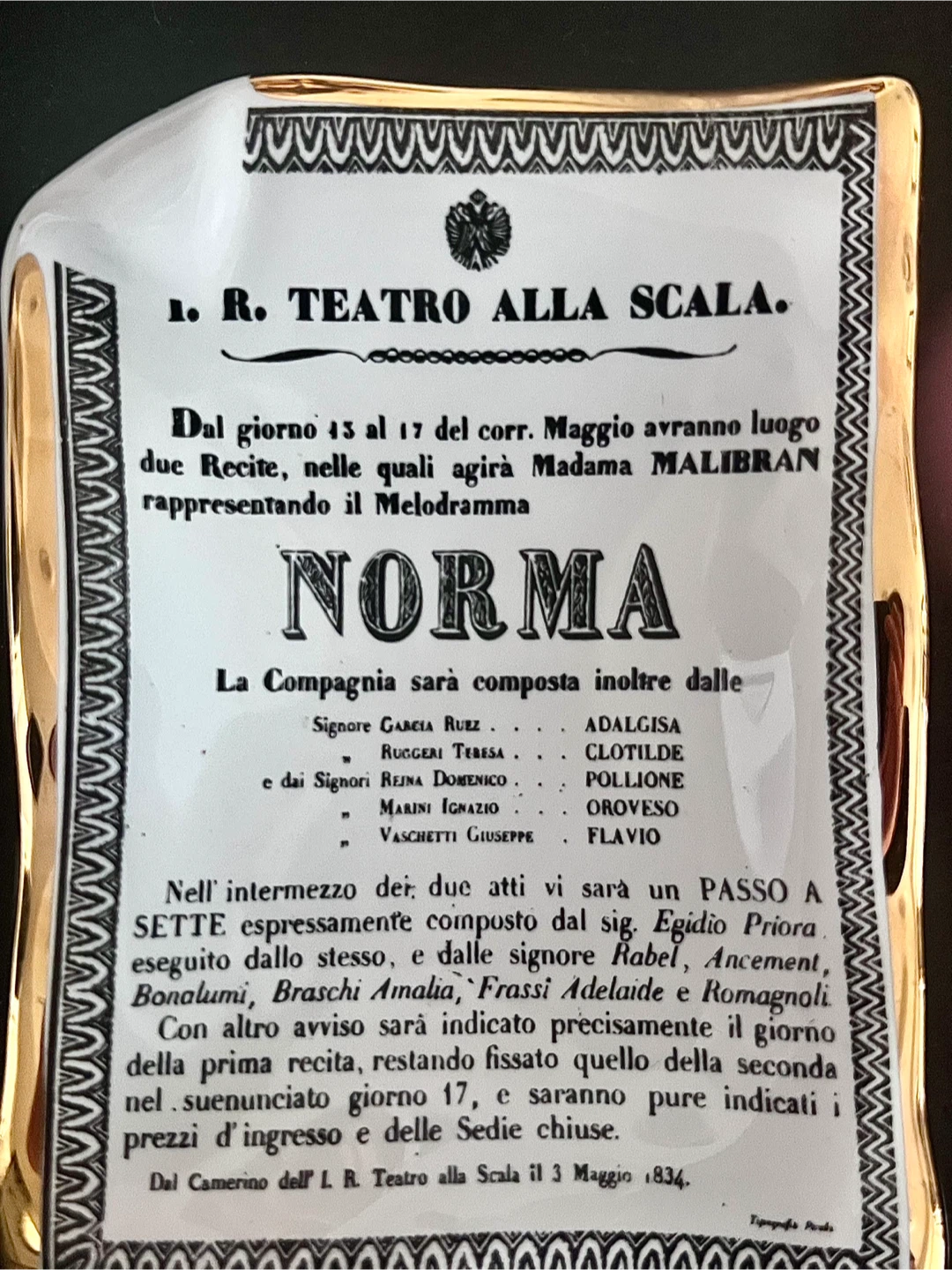 Fornasetti Teatro alla Scala Set of 3 Trays - Very Rare - photo 3