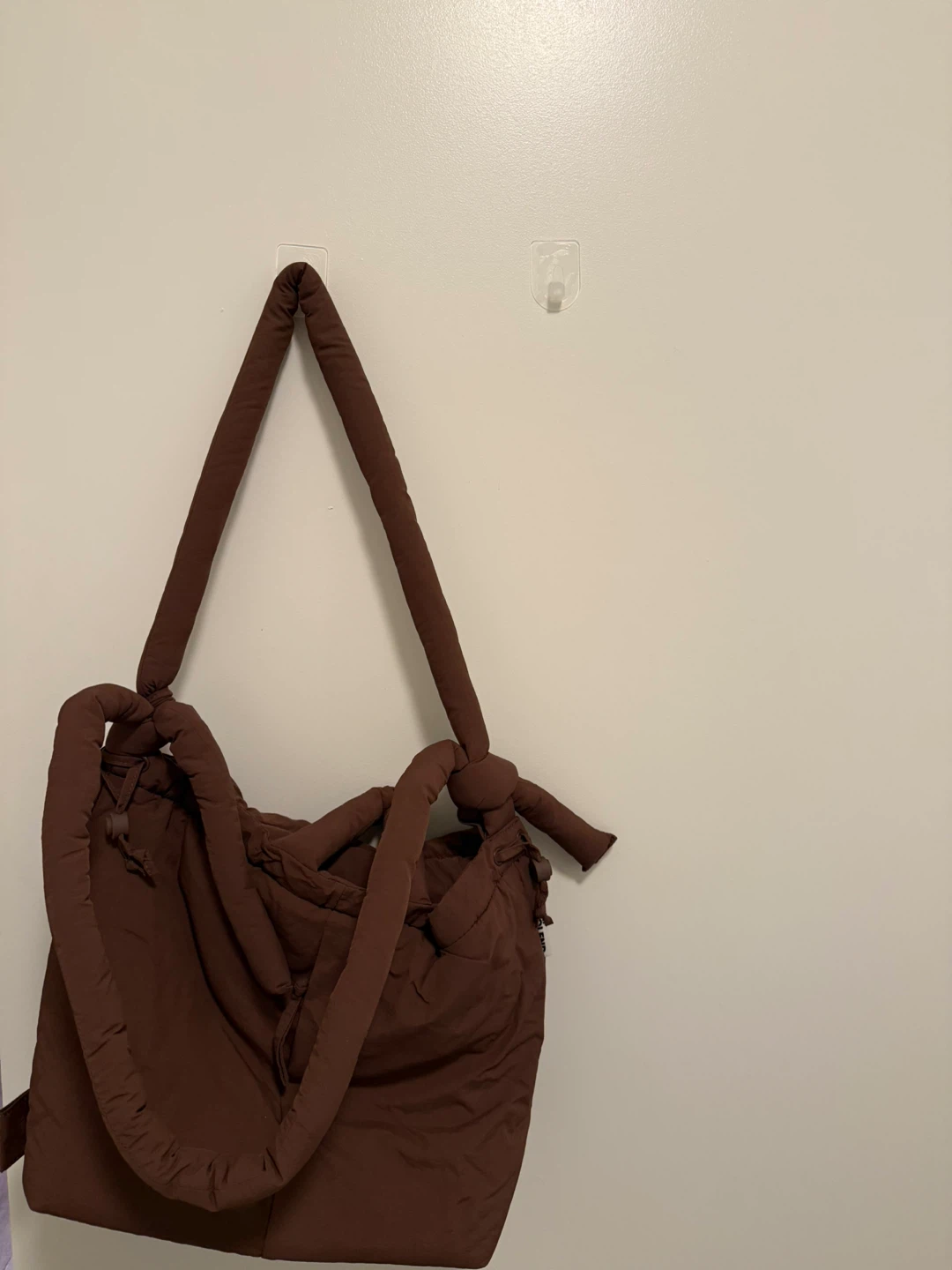 Ölend Puffy Brown Bag