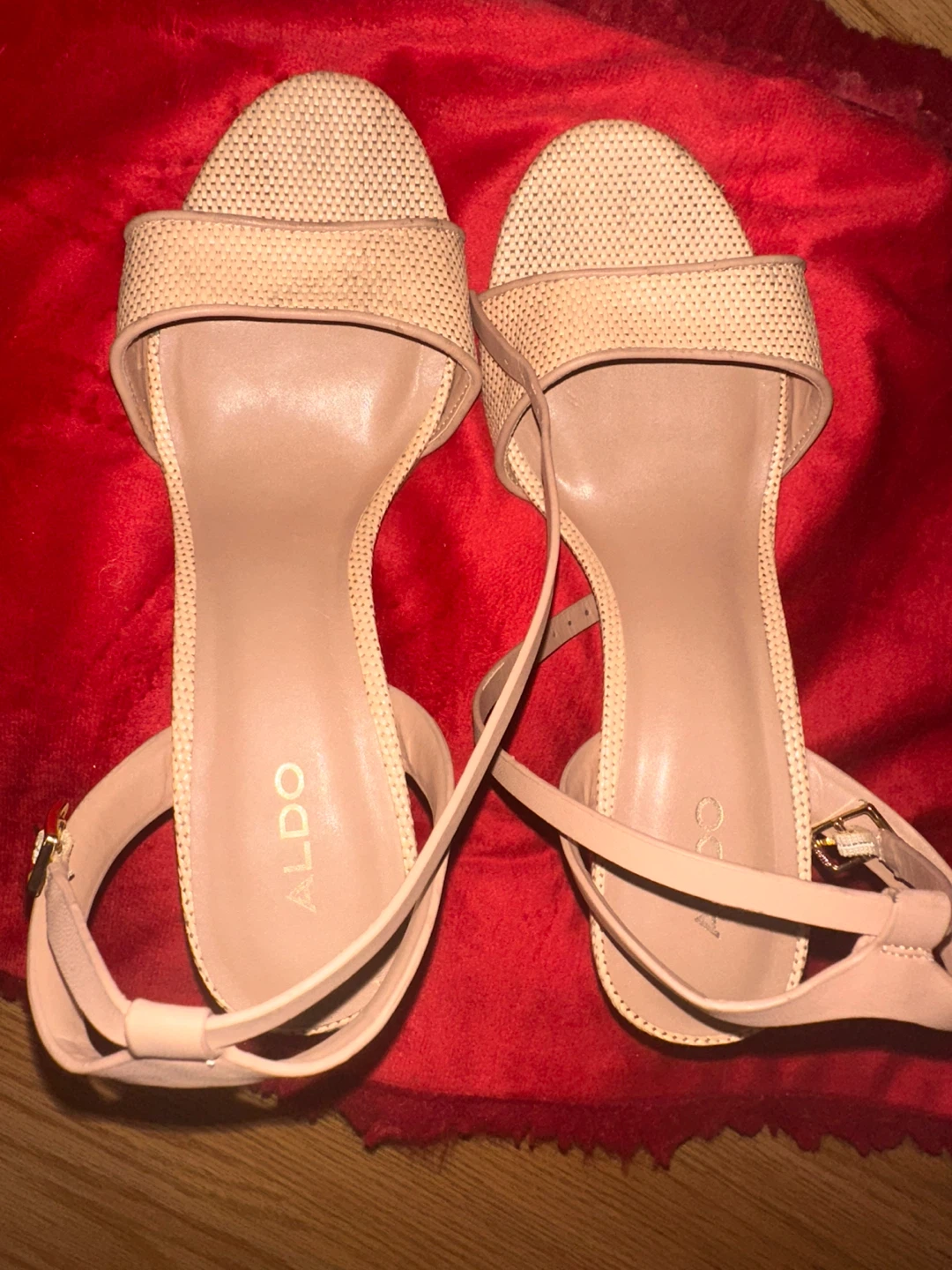 ALDO Perforated Strappy Heels