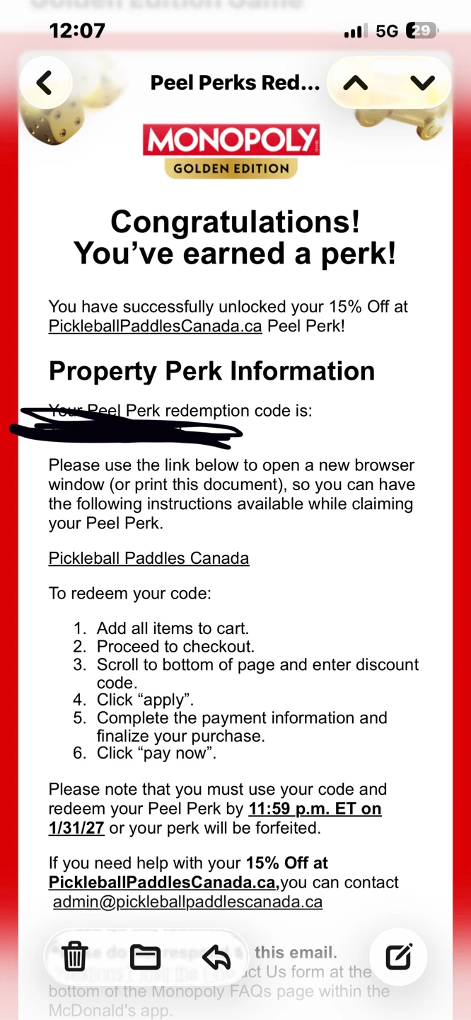 Pickleball Paddles Canada 15% Off Discount Code #freecycle