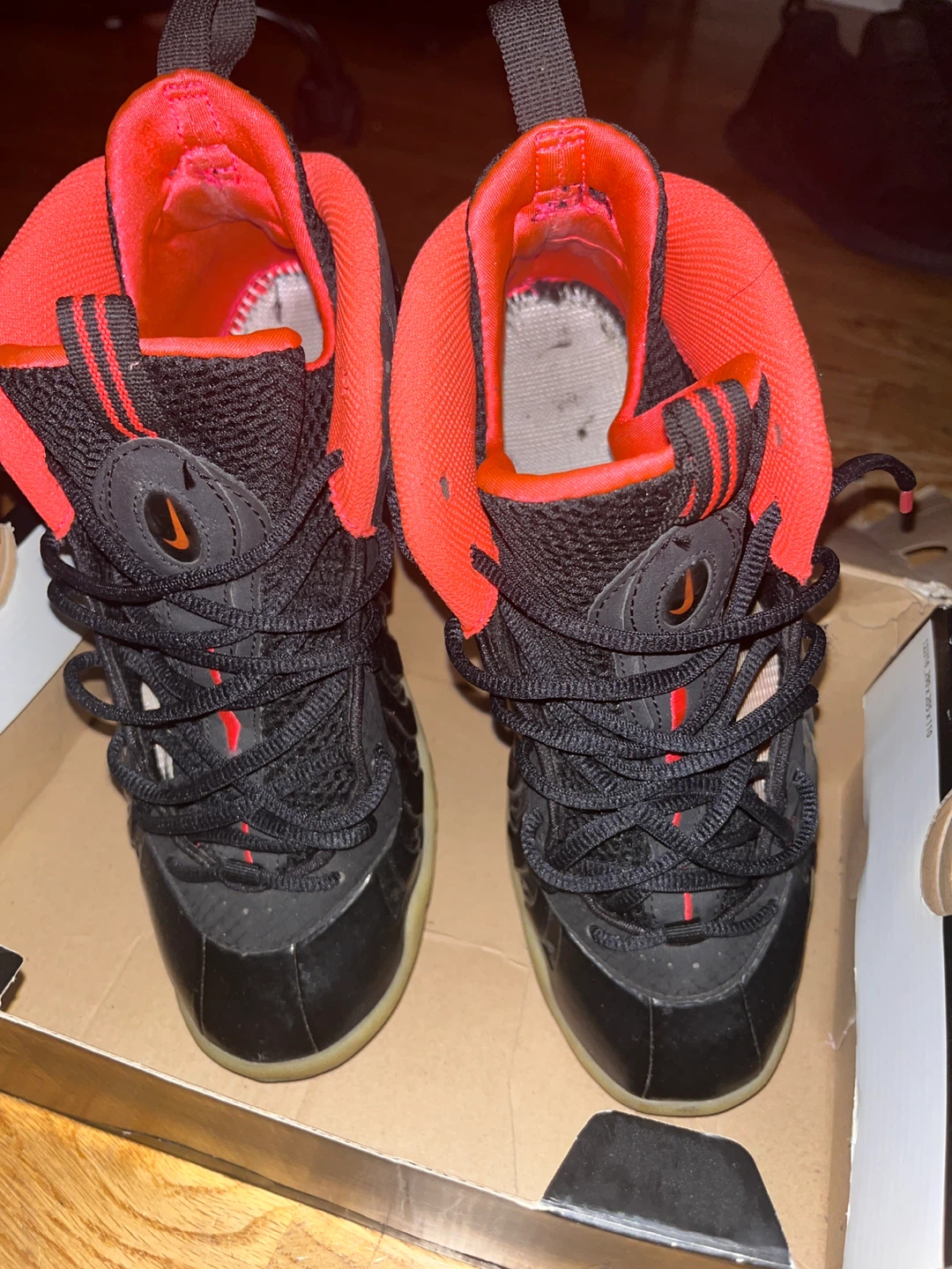 Nike Air Foamposite Pro Black and Red