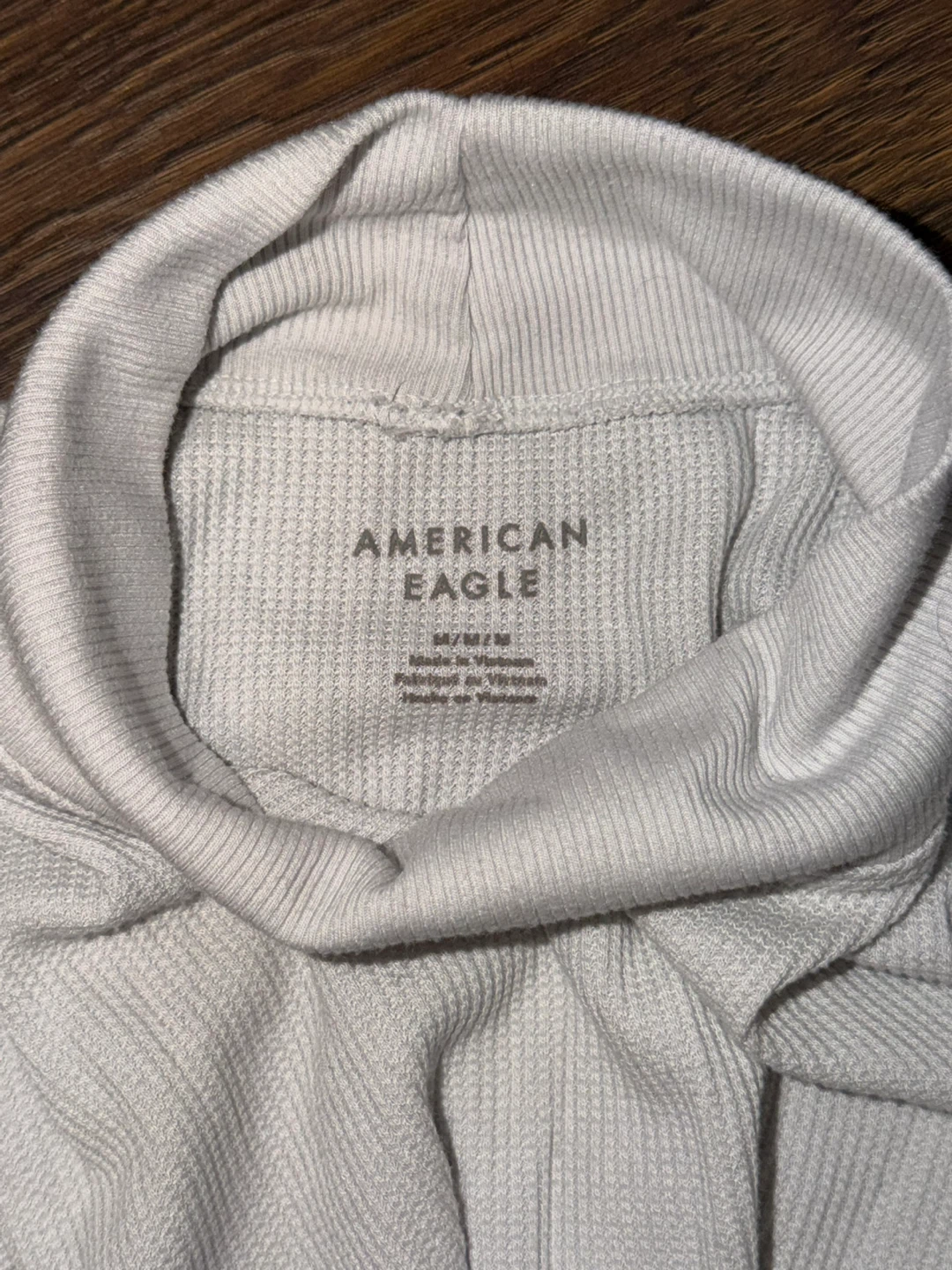 American Eagle Waffle Knit Mock Neck Top - photo 2