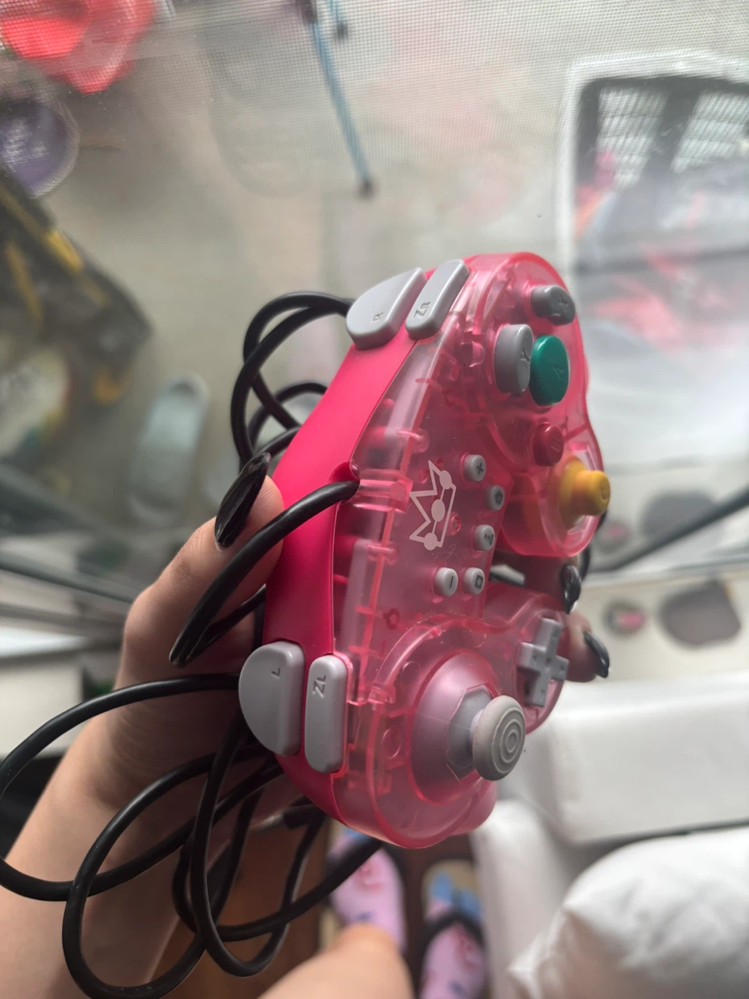 Princess Peach Wired Fight Pad Pro for Nintendo Switch - Pink - photo 3