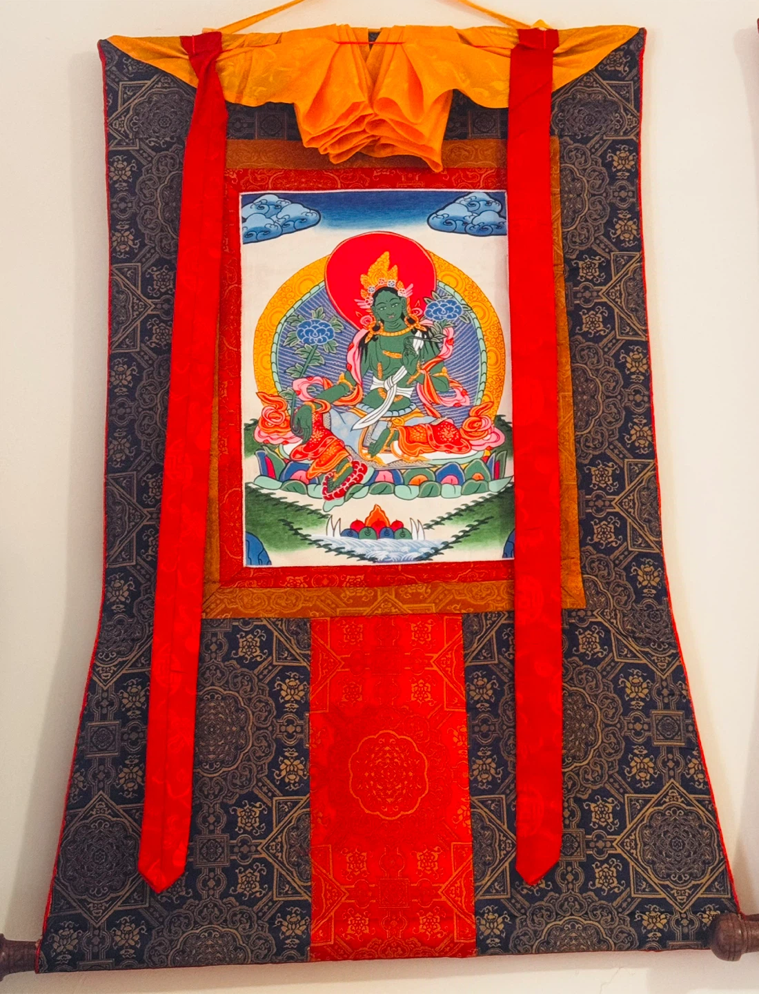 Set of 4 Tibetan Thangka Wall Hangings - photo 4