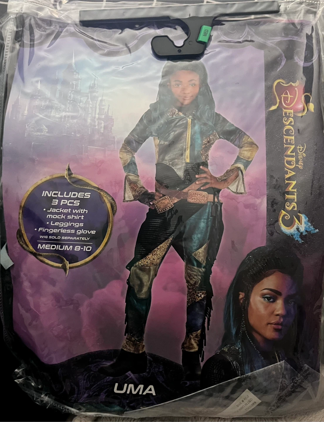 Disney Descendants 3 Uma Halloween Costume - Size Medium 8-10 - photo 2