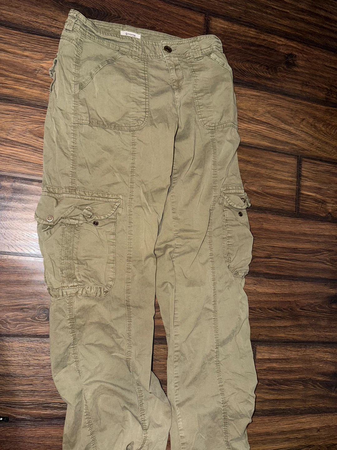 Garage Cargo Pants - Olive Green