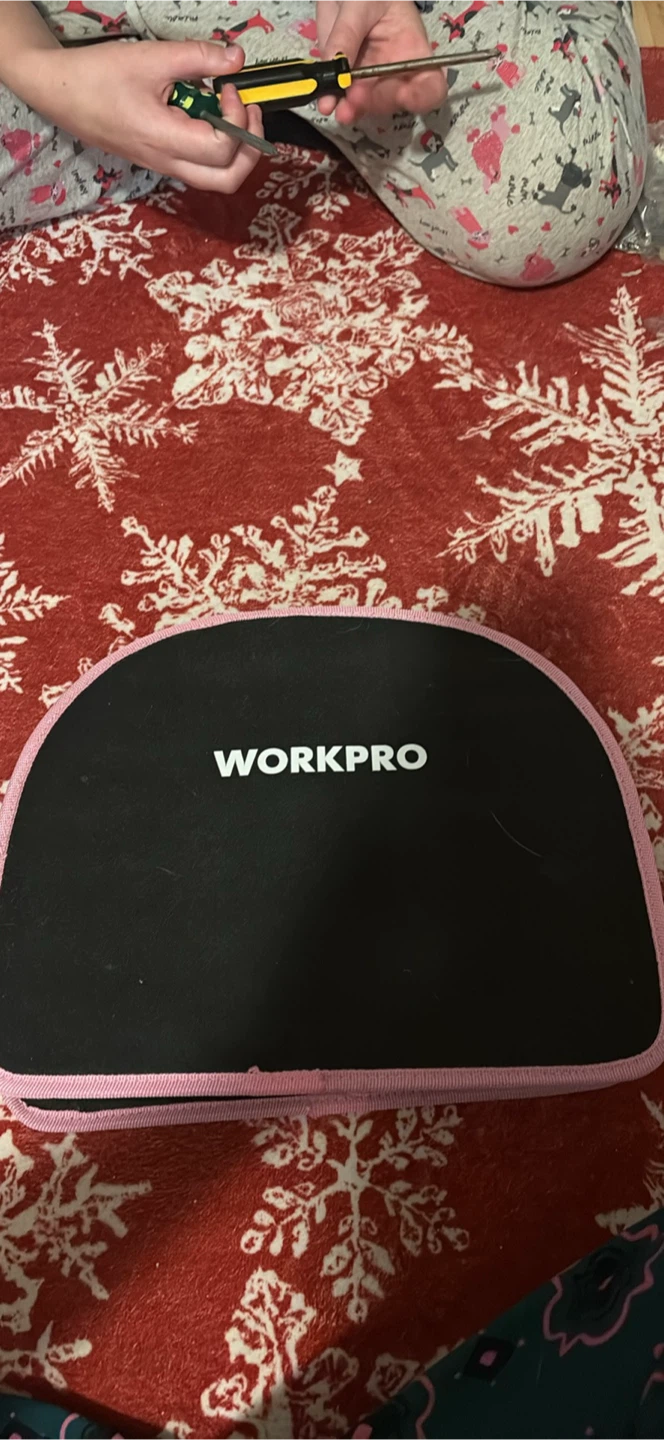 Workpro Pink Tool Set with Carrying Case - photo 2