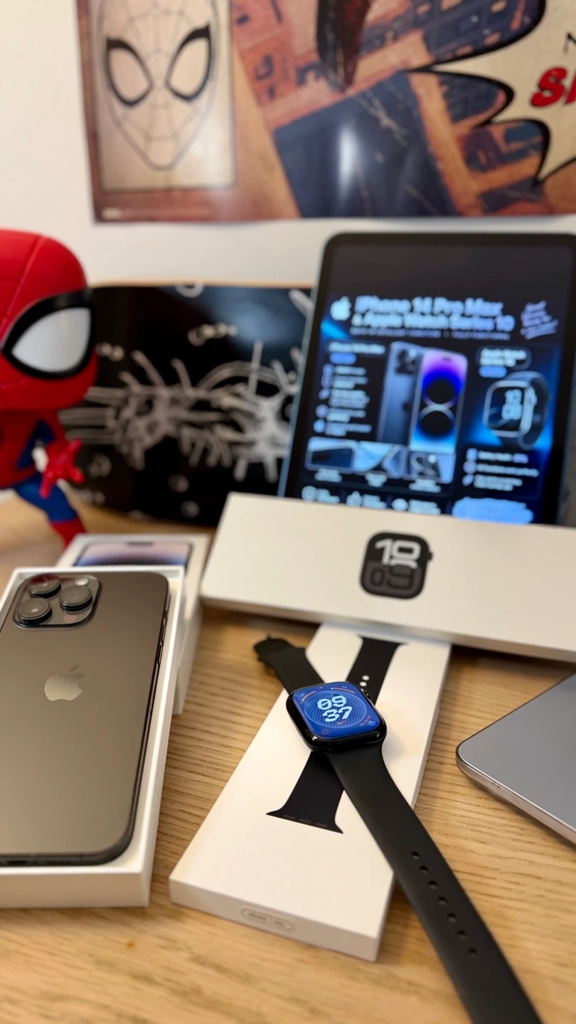 Apple iPhone 14 Pro Max and Apple Watch Series 10