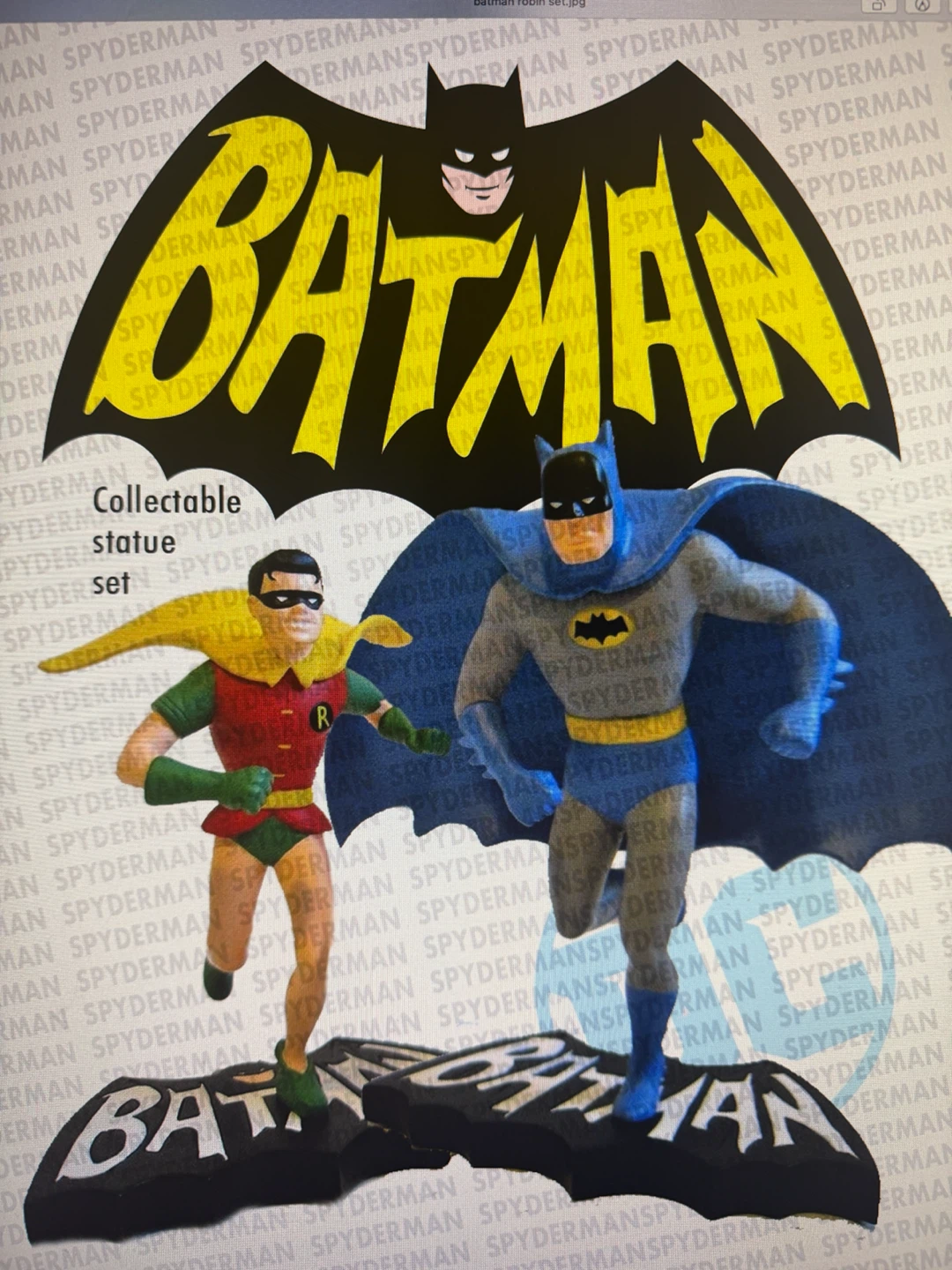 DC Direct Batman and Robin Collectible Statue Set