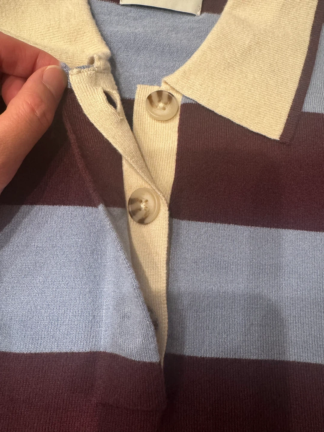 Scotch & Soda Striped Polo sweater - photo 3