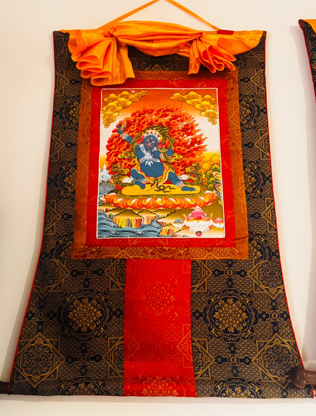 Set of 4 Traditional Buddhist Thangka Wall Hangings - photo 3