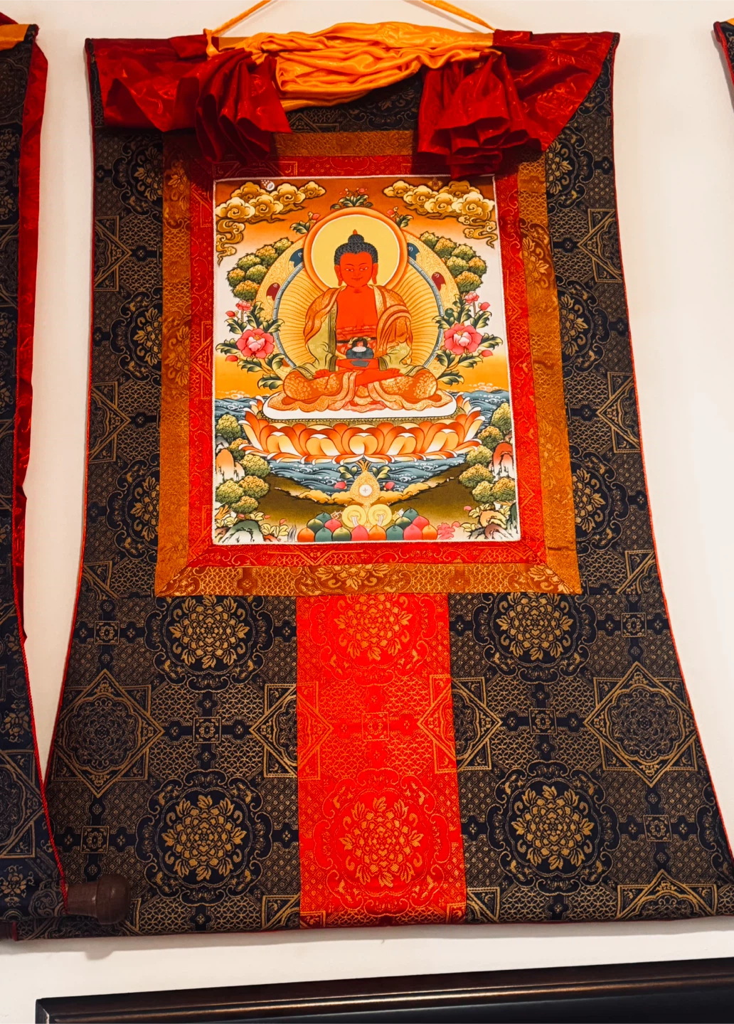 Set of 4 Traditional Buddhist Thangka Wall Hangings - photo 5