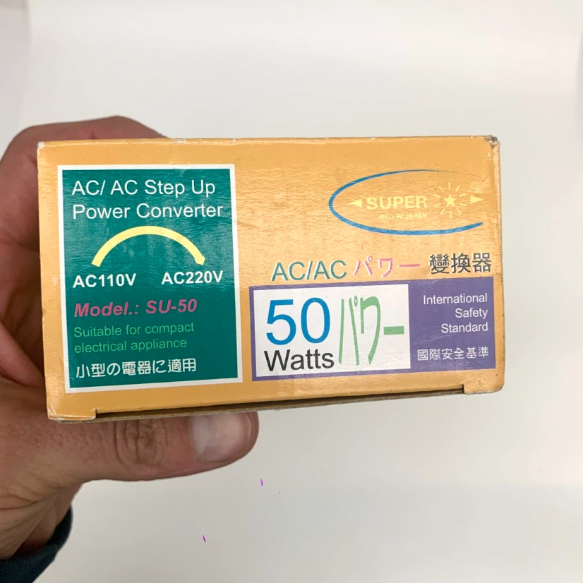 Power Step Up Voltage Converters 50W AC Transformer Super SU-50 - photo 4