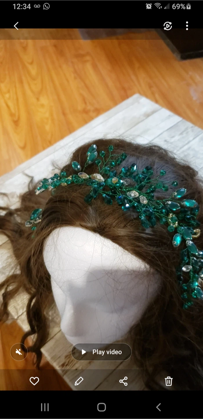 Beaded Hair Vines